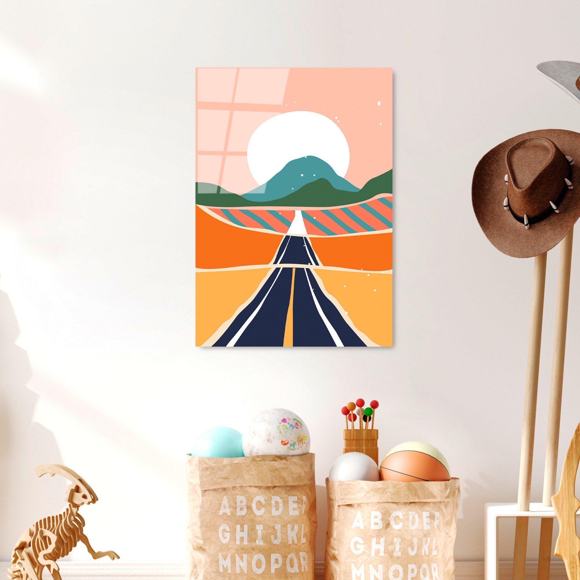 Quadro Decorativo em Vidro Temperado Multicolor UV-915 – 45 x 65 cm, 4 mm