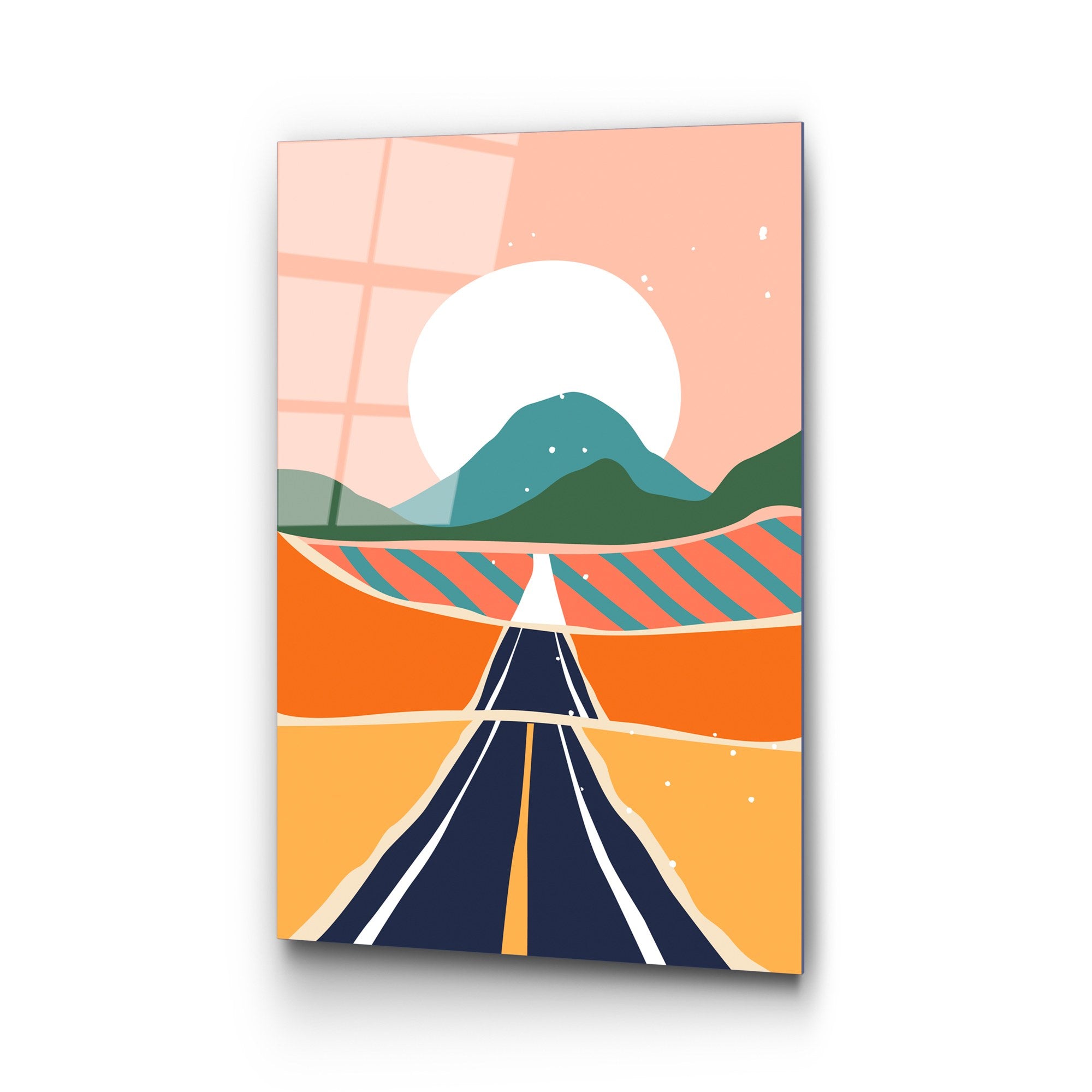 Quadro Decorativo em Vidro Temperado Multicolor UV-915 – 45 x 65 cm, 4 mm