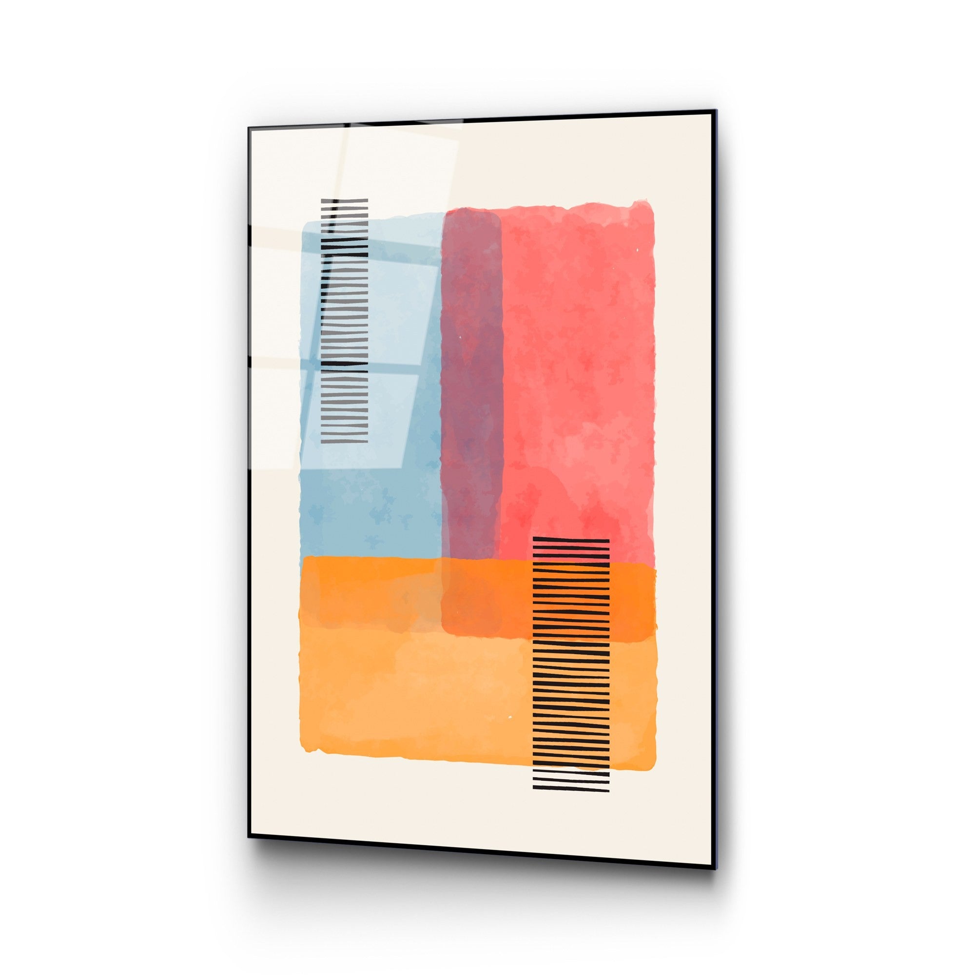 Quadro Decorativo em Vidro Temperado UV-919, Multicolor, 45 x 65 cm, 4 mm