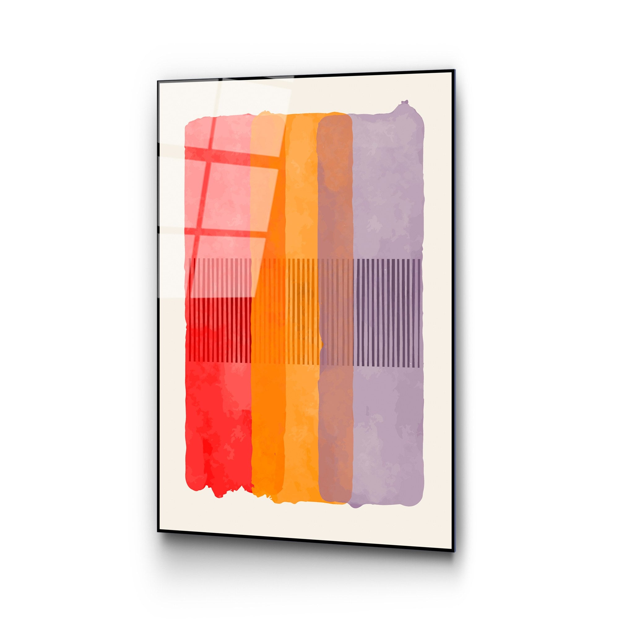 Quadro Decorativo em Vidro Temperado UV-921 — Multicolor — 45 x 65 cm — Espessura 4 mm