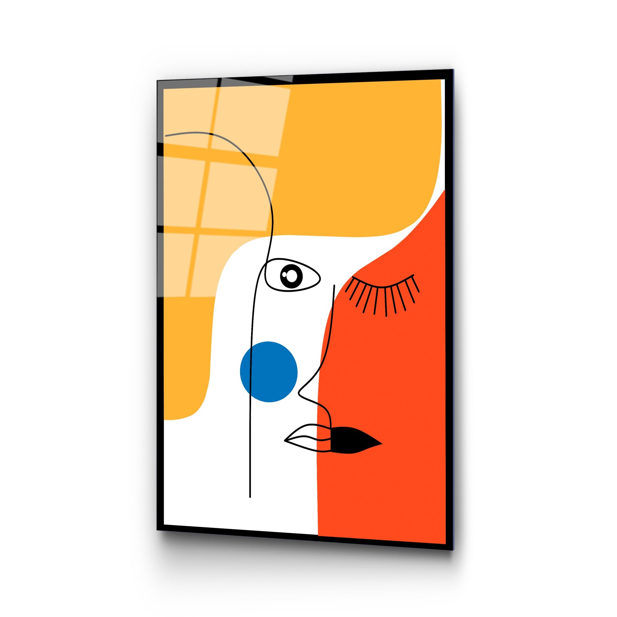 Quadro Decorativo em Vidro Temperado UV-923, Multicolor, 45 x 65 cm (4 mm)