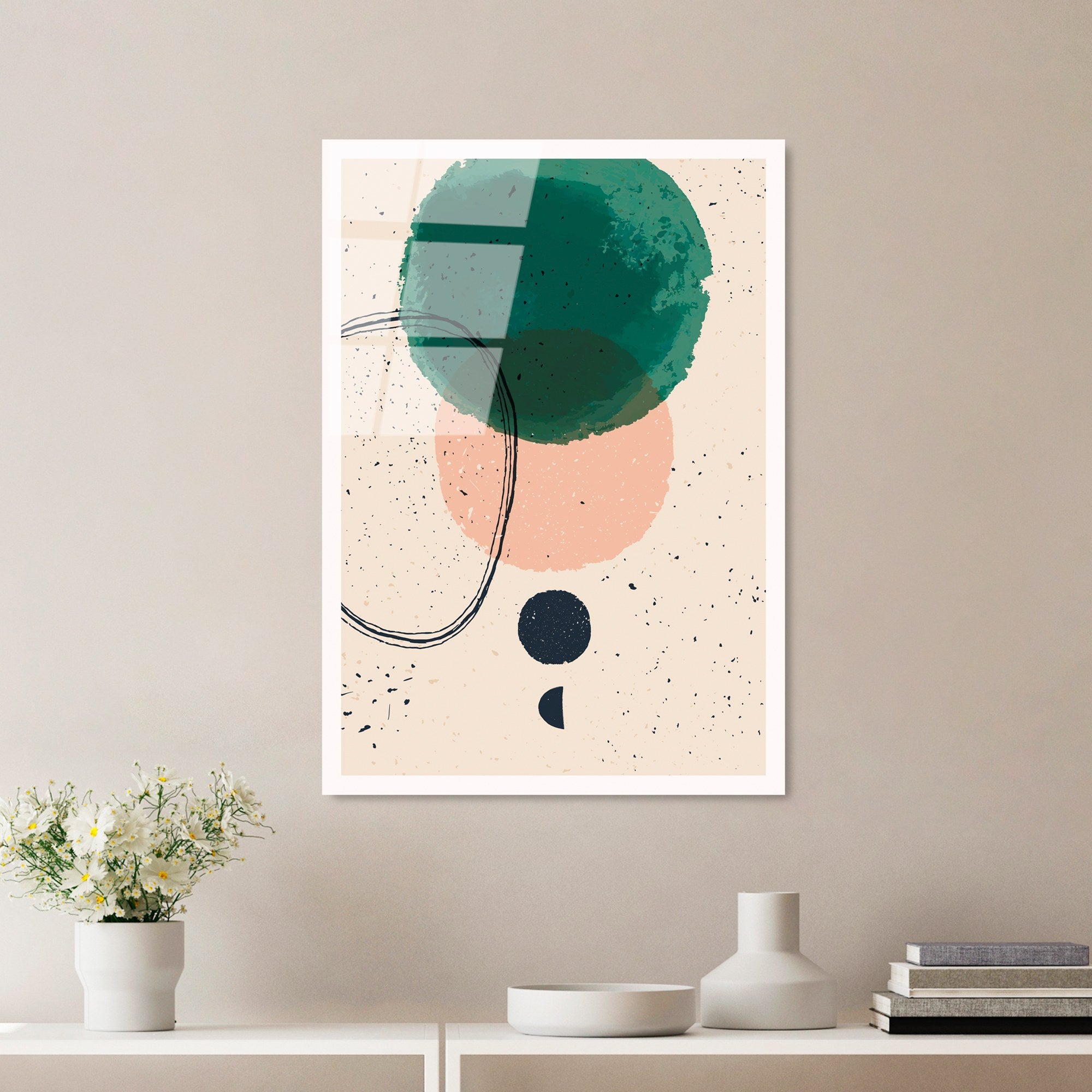 Quadro Decorativo em Vidro Temperado UV-924, 45 x 65 cm, Multicolor – 100% Vidro Temperado (4 mm)