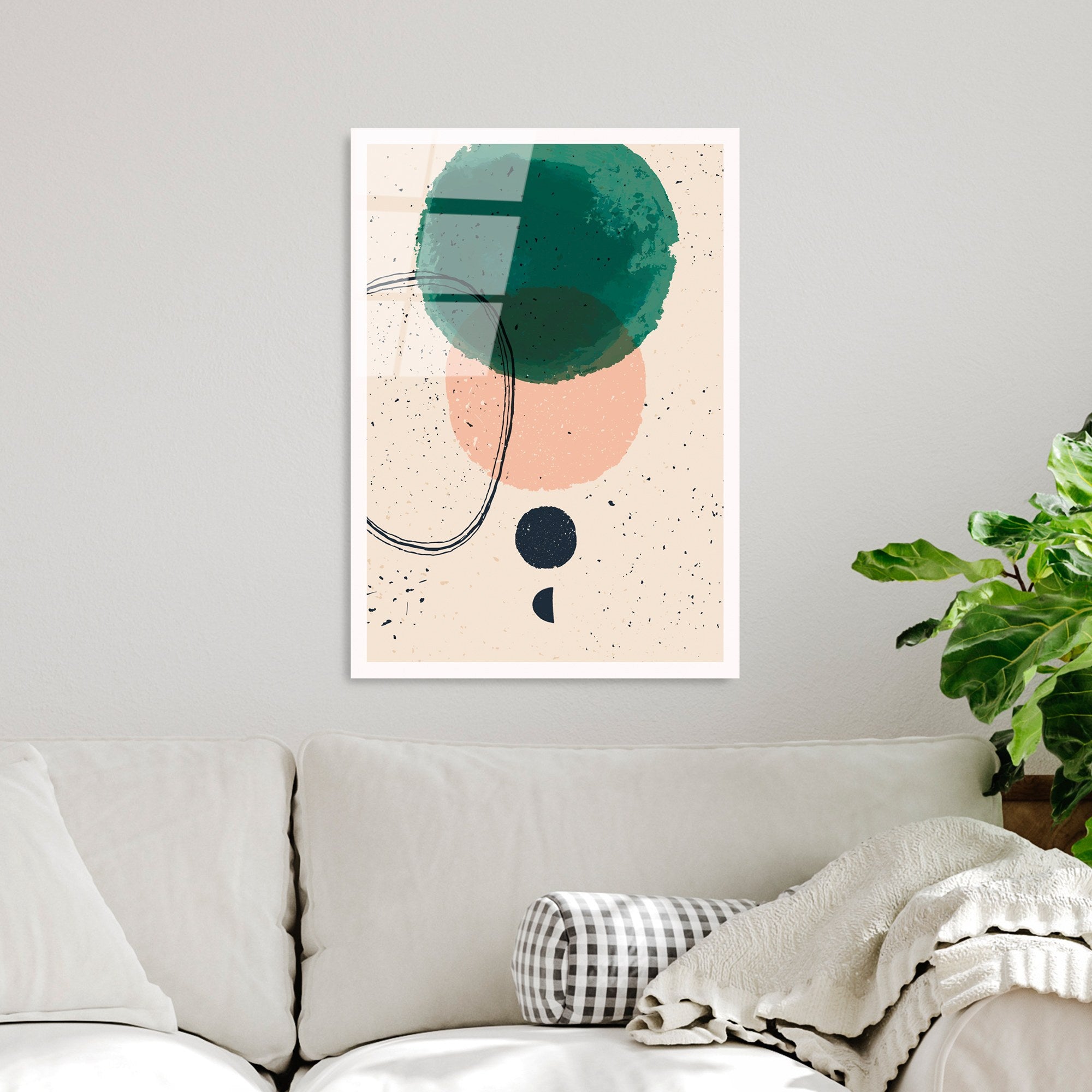 Quadro Decorativo em Vidro Temperado UV-924, 45 x 65 cm, Multicolor – 100% Vidro Temperado (4 mm)