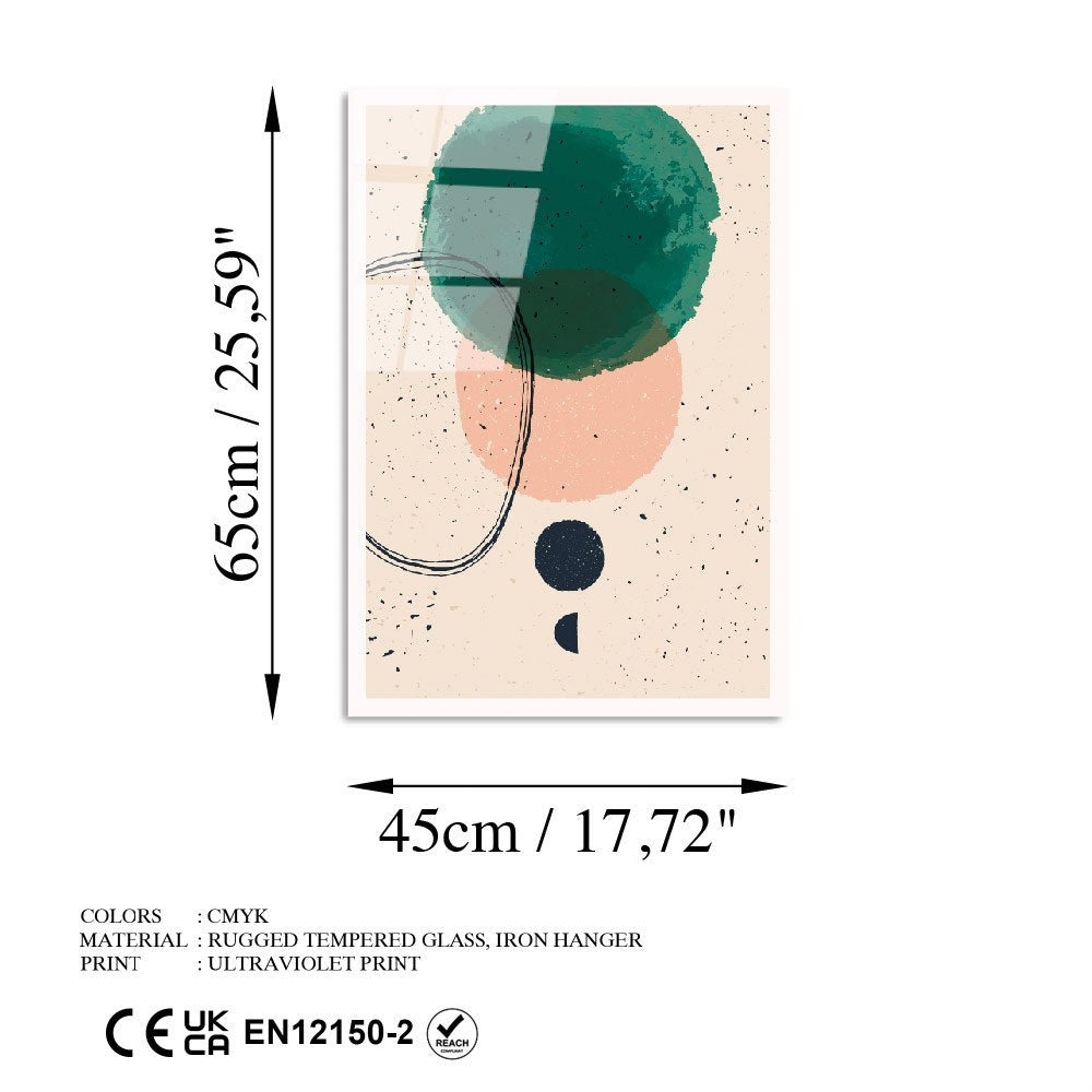 Quadro Decorativo em Vidro Temperado UV-924, 45 x 65 cm, Multicolor – 100% Vidro Temperado (4 mm)