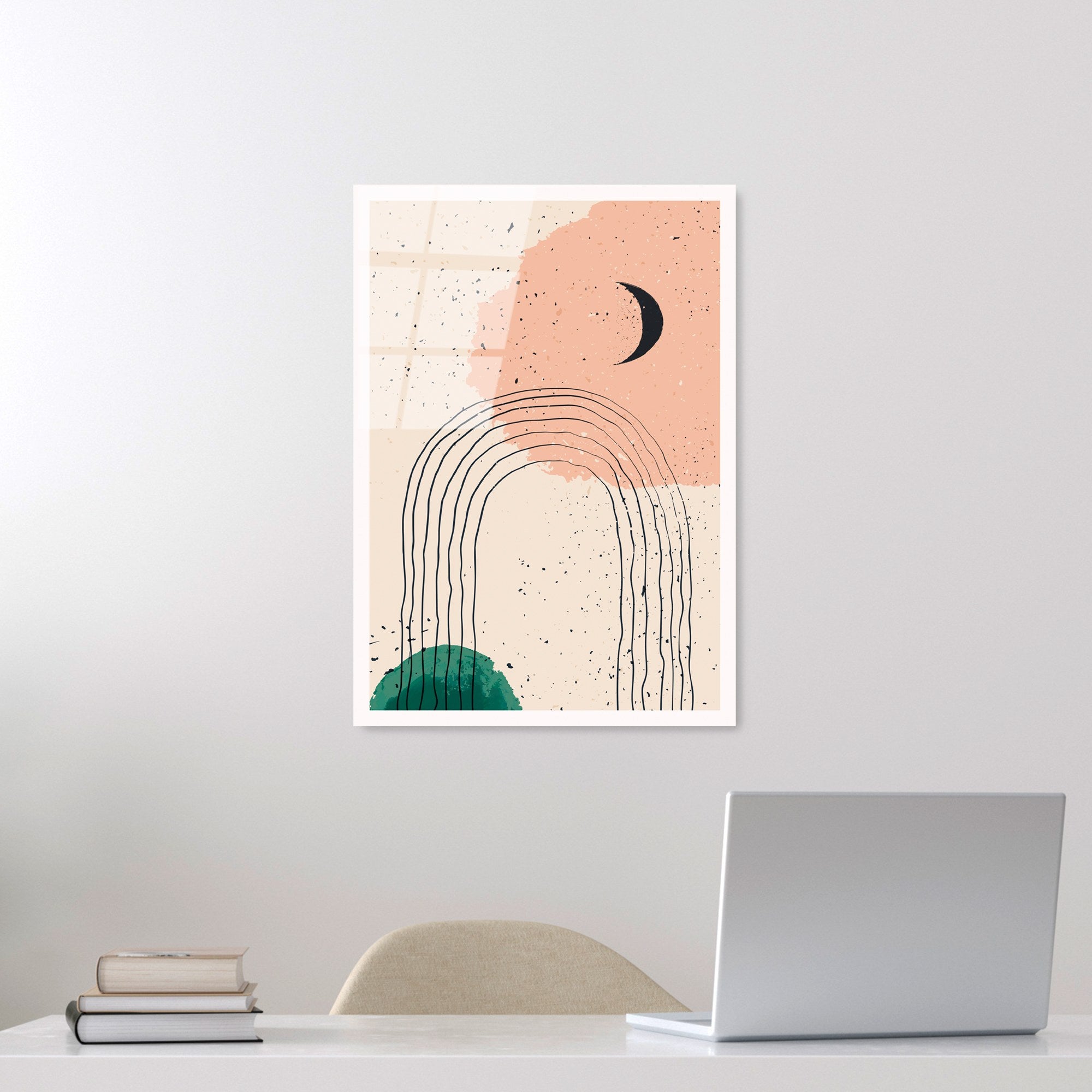 Quadro Decorativo em Vidro Temperado UV-925 (4 mm), Multicolor, 45 x 65 cm