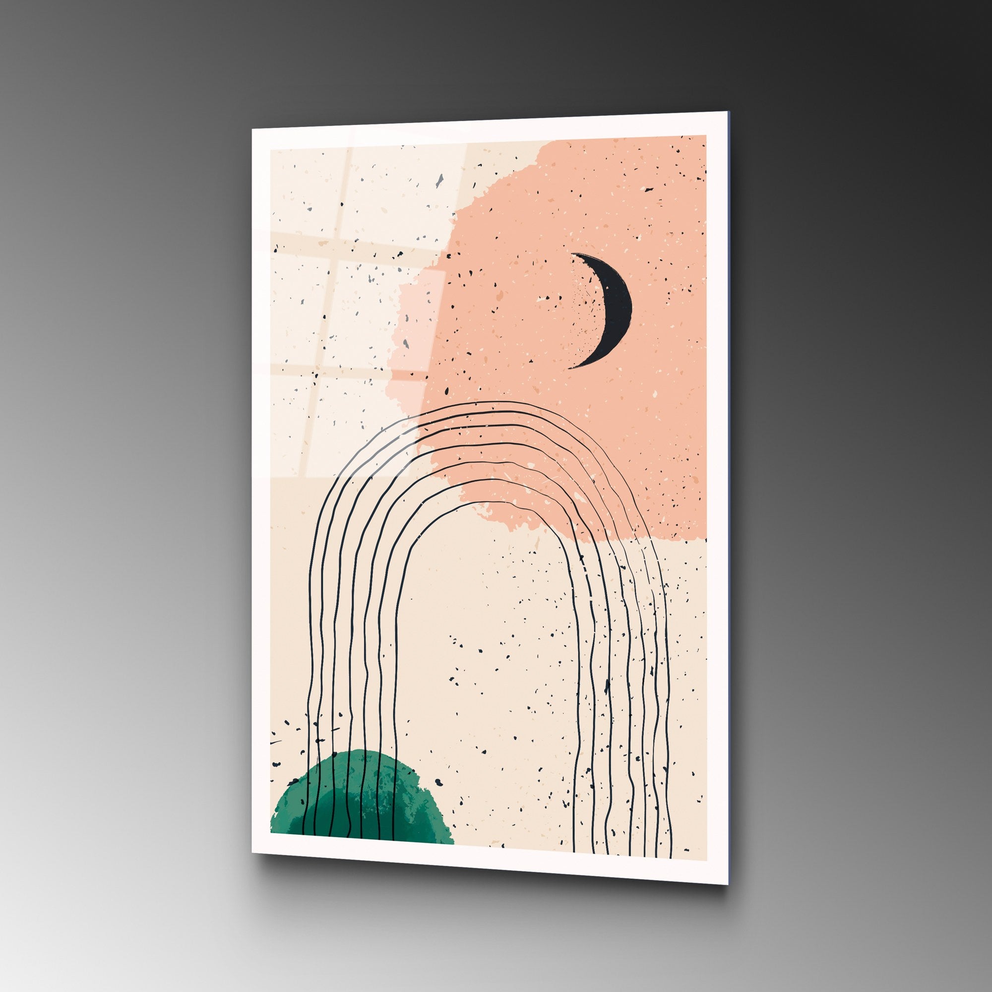 Quadro Decorativo em Vidro Temperado UV-925 (4 mm), Multicolor, 45 x 65 cm