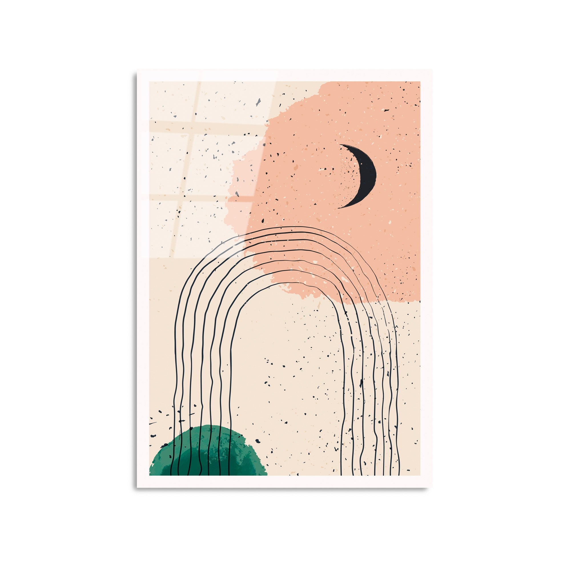 Quadro Decorativo em Vidro Temperado UV-925 (4 mm), Multicolor, 45 x 65 cm