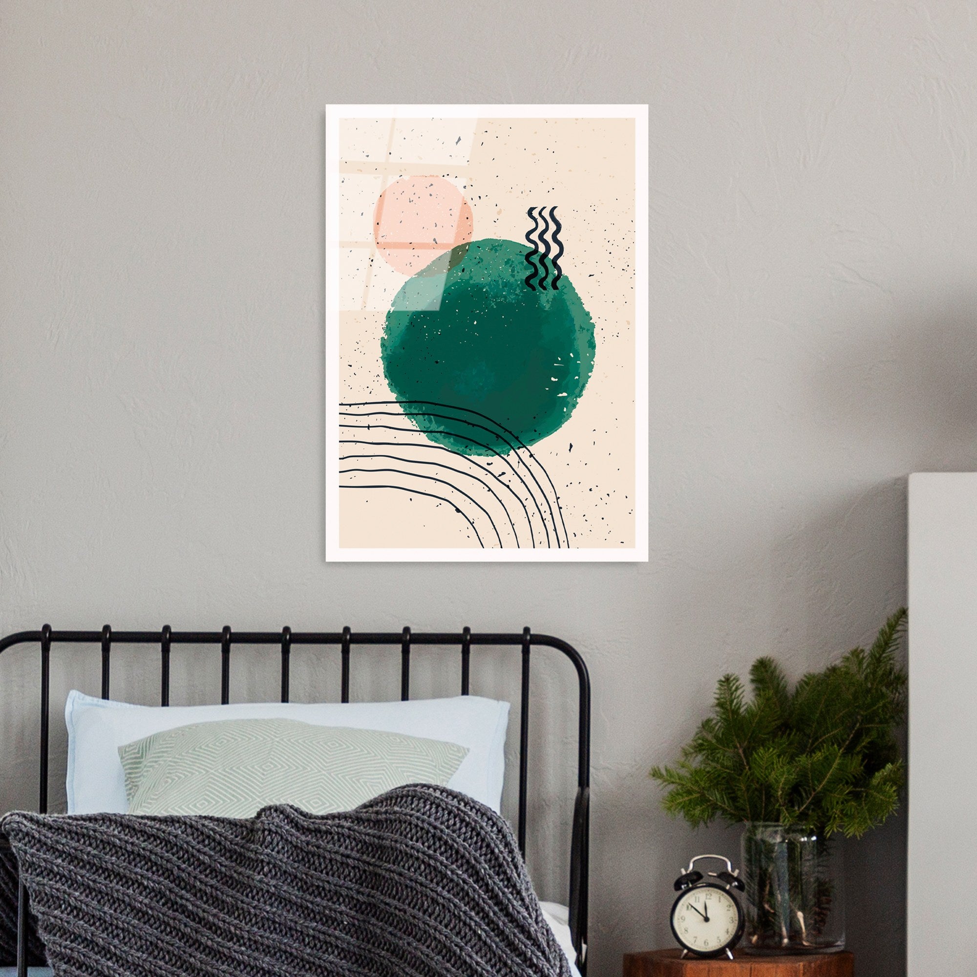 Quadro Decorativo em Vidro Temperado UV-926, 45 x 65 cm – Multicolor, 4 mm