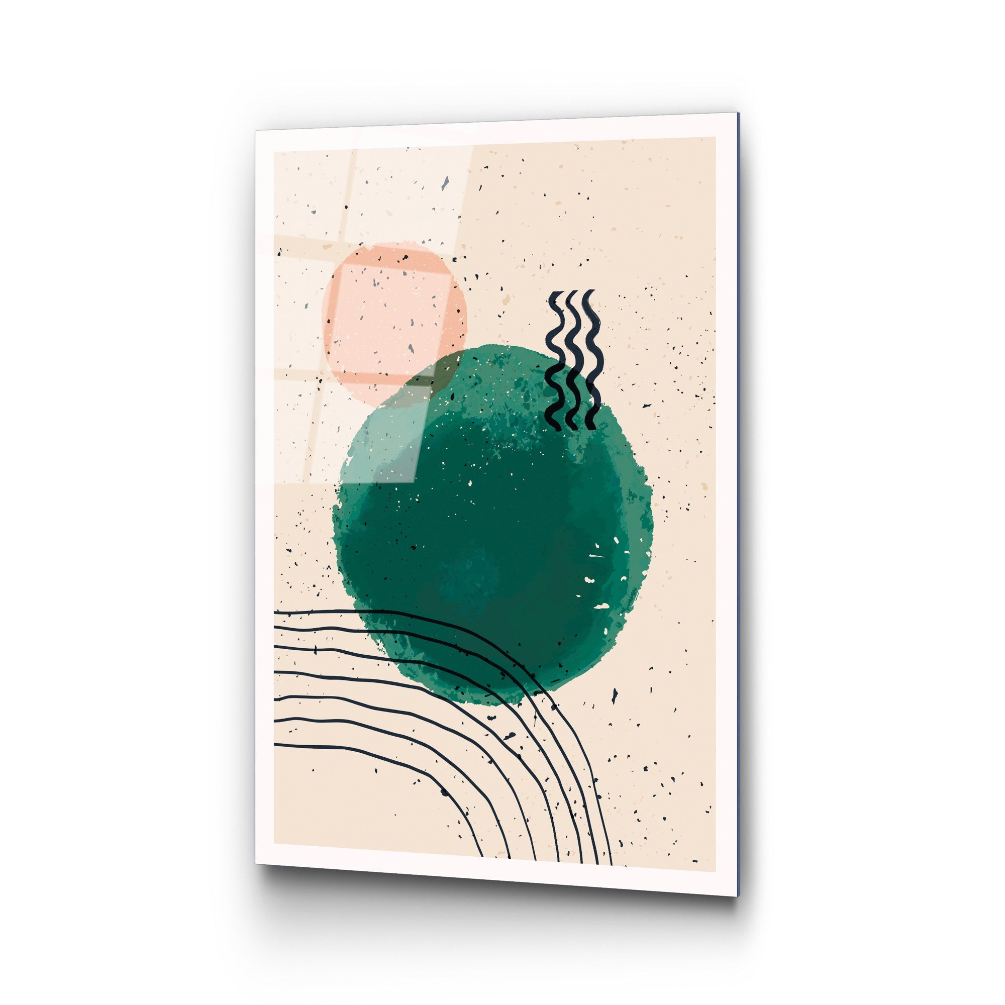 Quadro Decorativo em Vidro Temperado UV-926, 45 x 65 cm – Multicolor, 4 mm