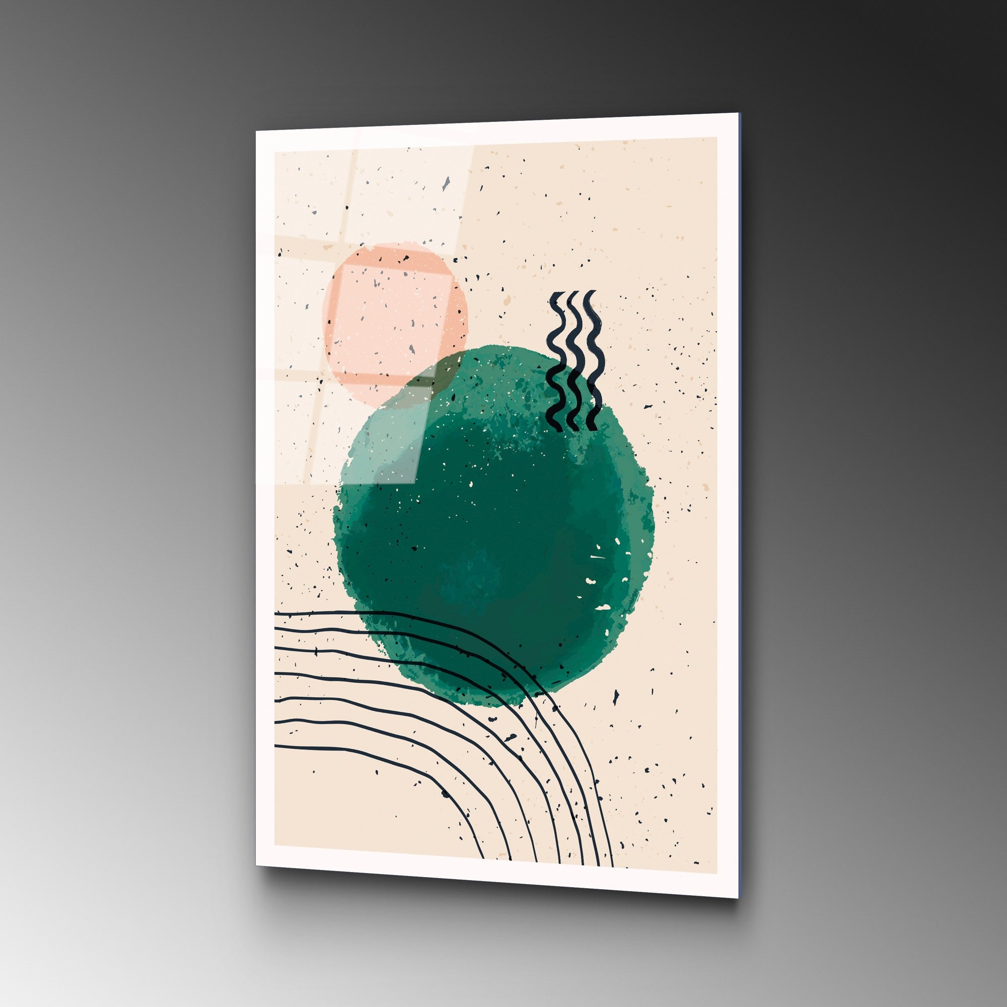 Quadro Decorativo em Vidro Temperado UV-926, 45 x 65 cm – Multicolor, 4 mm