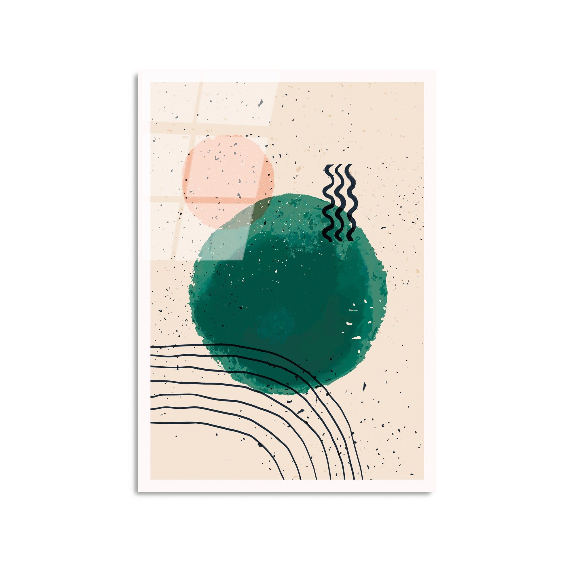 Quadro Decorativo em Vidro Temperado UV-926, 45 x 65 cm – Multicolor, 4 mm