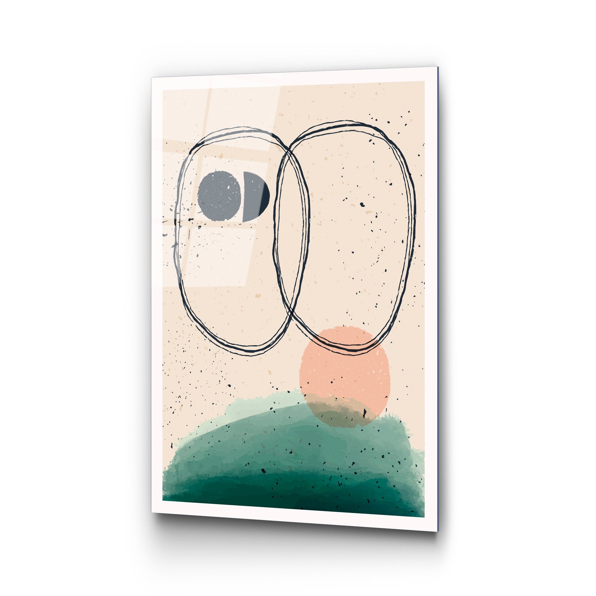 Quadro Decorativo em Vidro Temperado UV-927, 45x65 cm, Multicolor (4 mm)