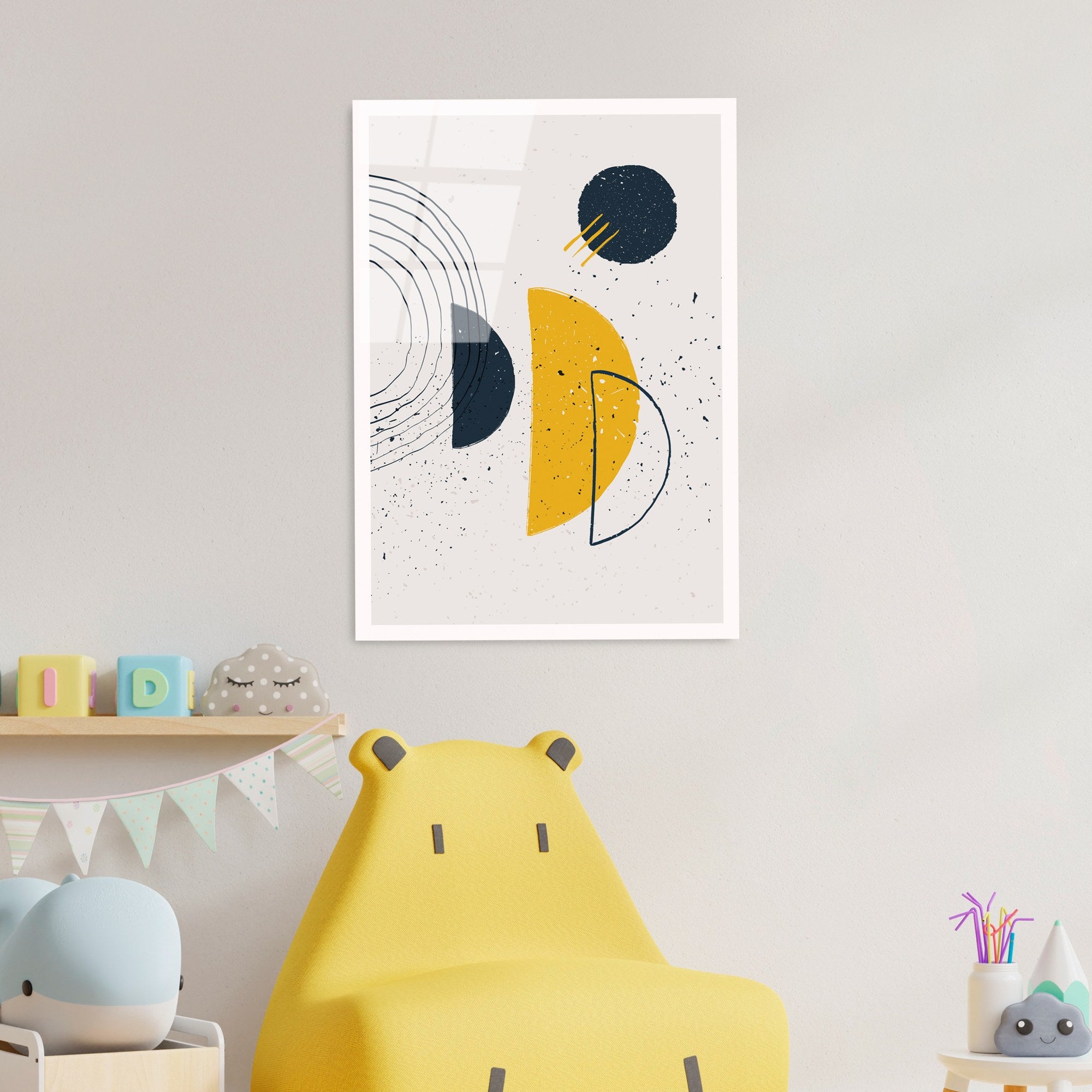 Quadro Decorativo em Vidro Temperado UV-928, Multicolor, 45 x 65 cm (4 mm)