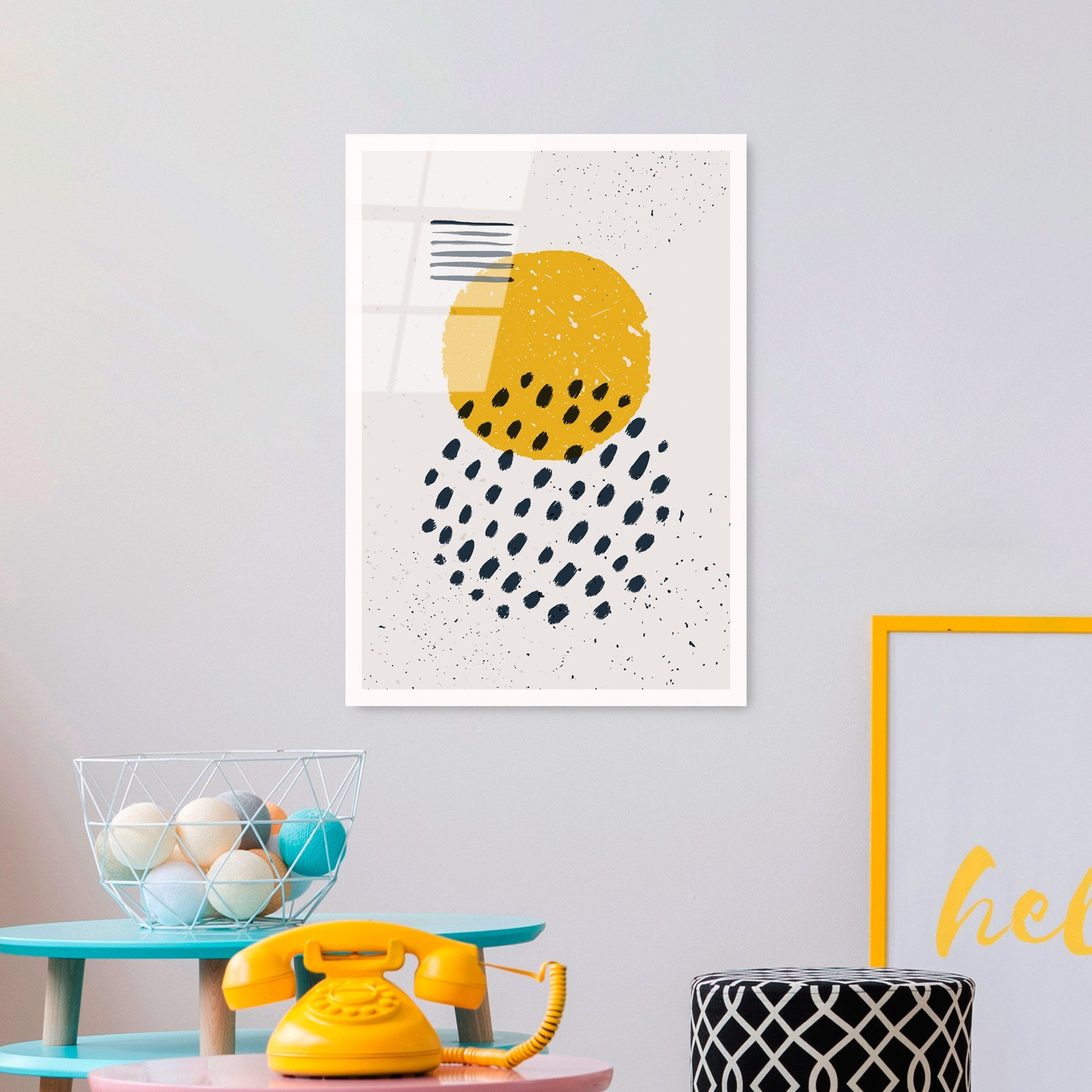 Quadro Decorativo em Vidro Temperado 4 mm Multicolor 45 x 65 cm | UV-929