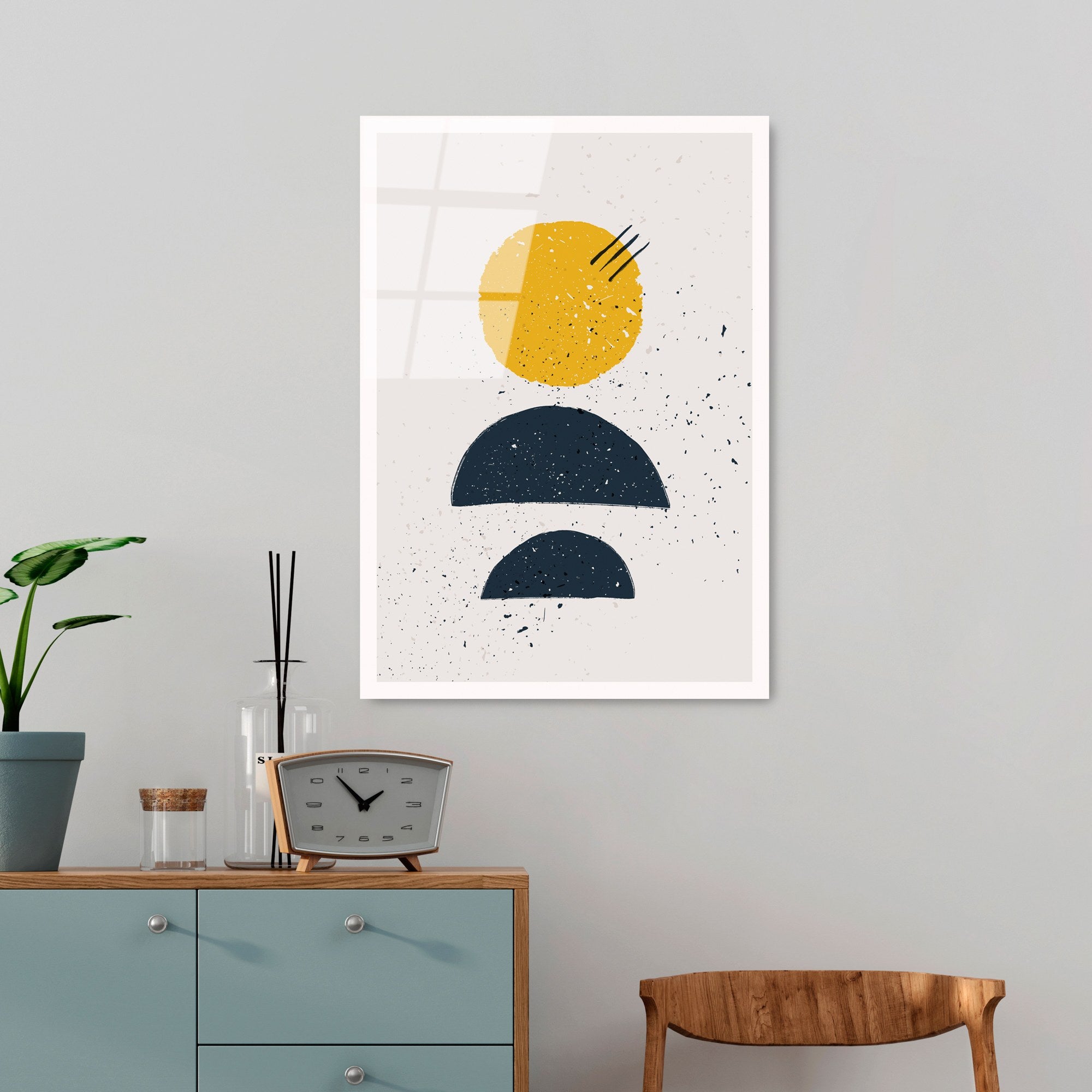 Quadro Decorativo em Vidro Temperado 4 mm Multicolor UV-931 - 45 x 65 cm