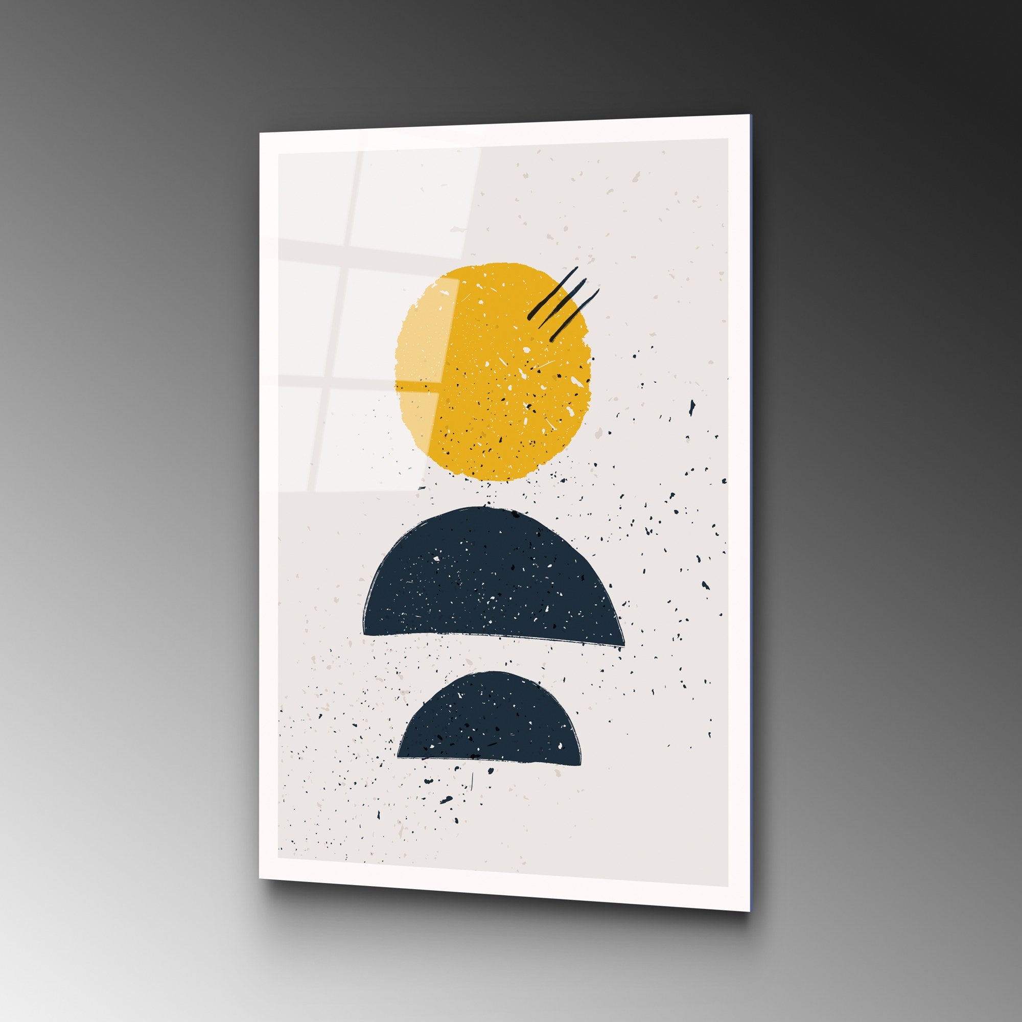 Quadro Decorativo em Vidro Temperado 4 mm Multicolor UV-931 - 45 x 65 cm