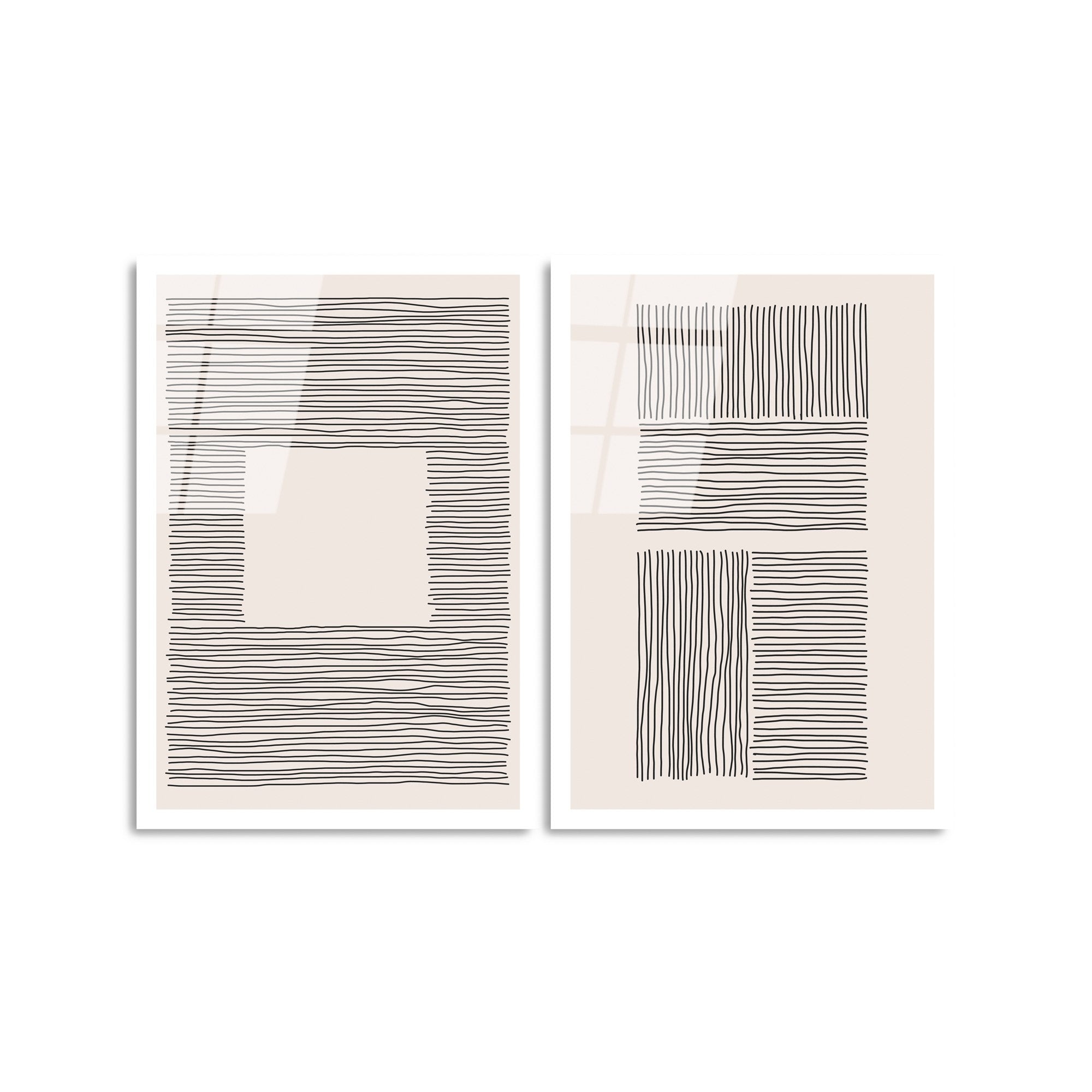 Pintura Decorativa em Vidro 100% Temperado UV-937 (2 Peças) – 45 x 65 cm – Multicolor – Espessura 4 mm