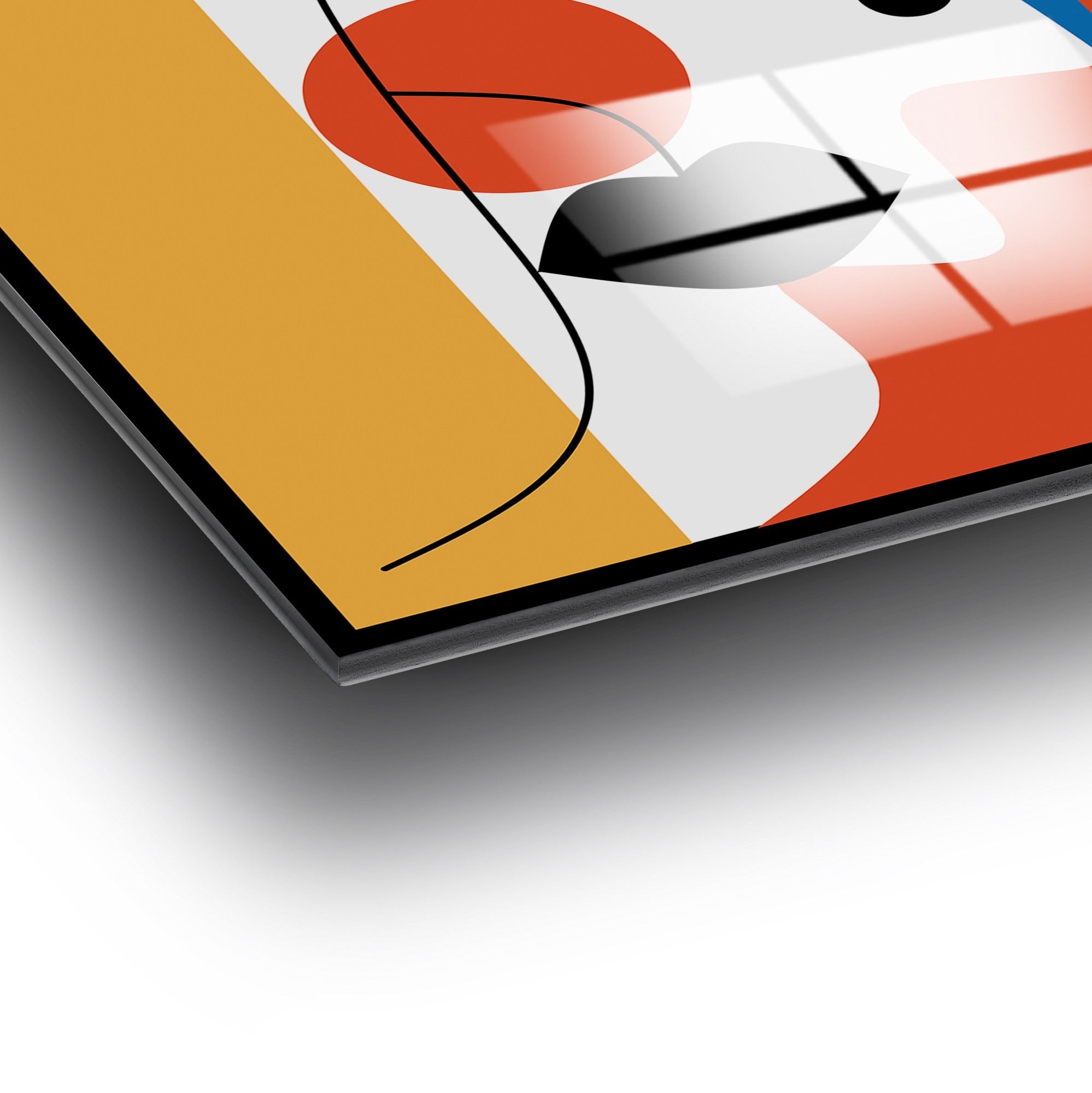 Quadro Decorativo em Vidro Temperado UV-950 (2 Peças) – Multicolor, 45 x 65 cm, 4 mm