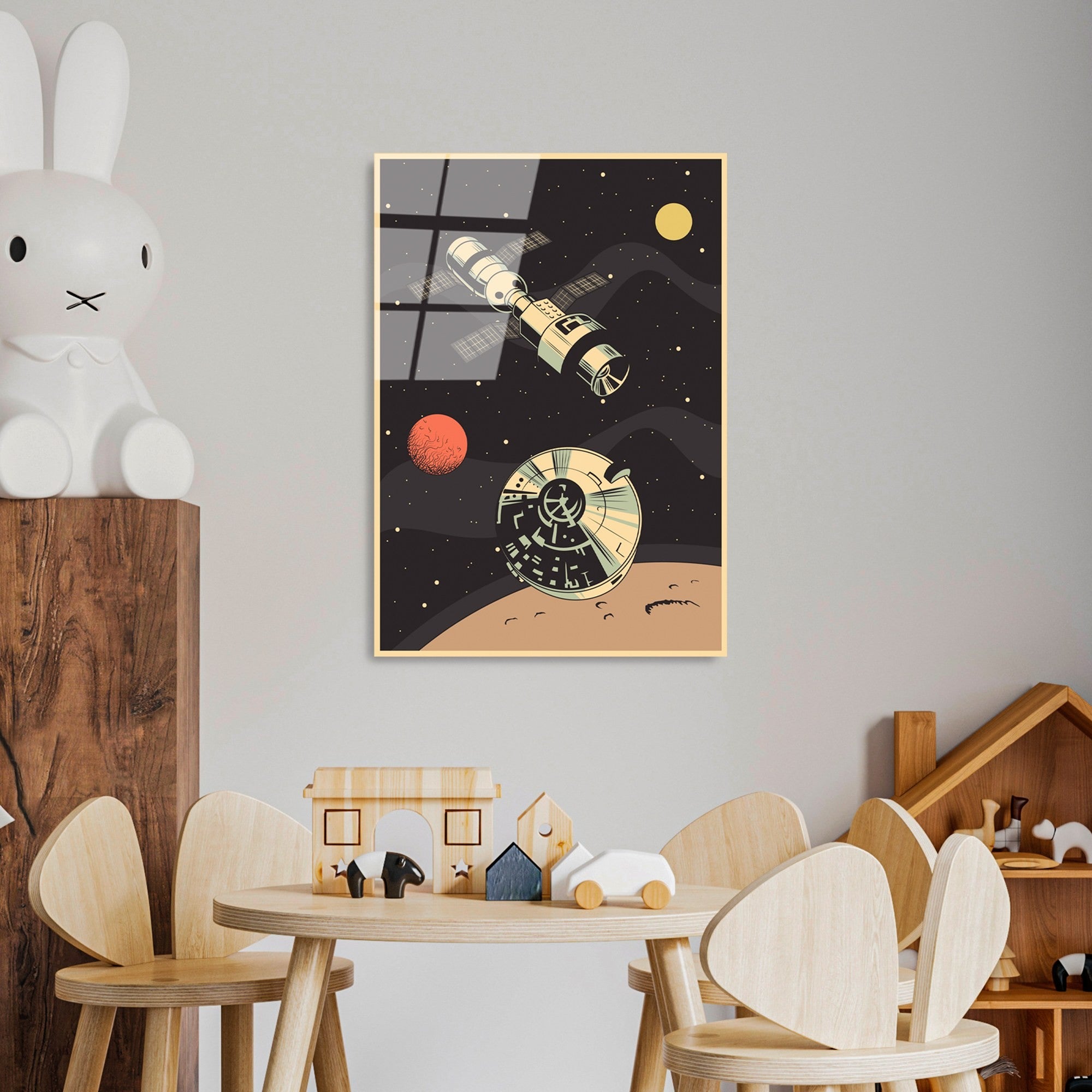 Quadro Decorativo em Vidro Temperado UV-955 (4 mm), Multicolor, 45 x 65 cm