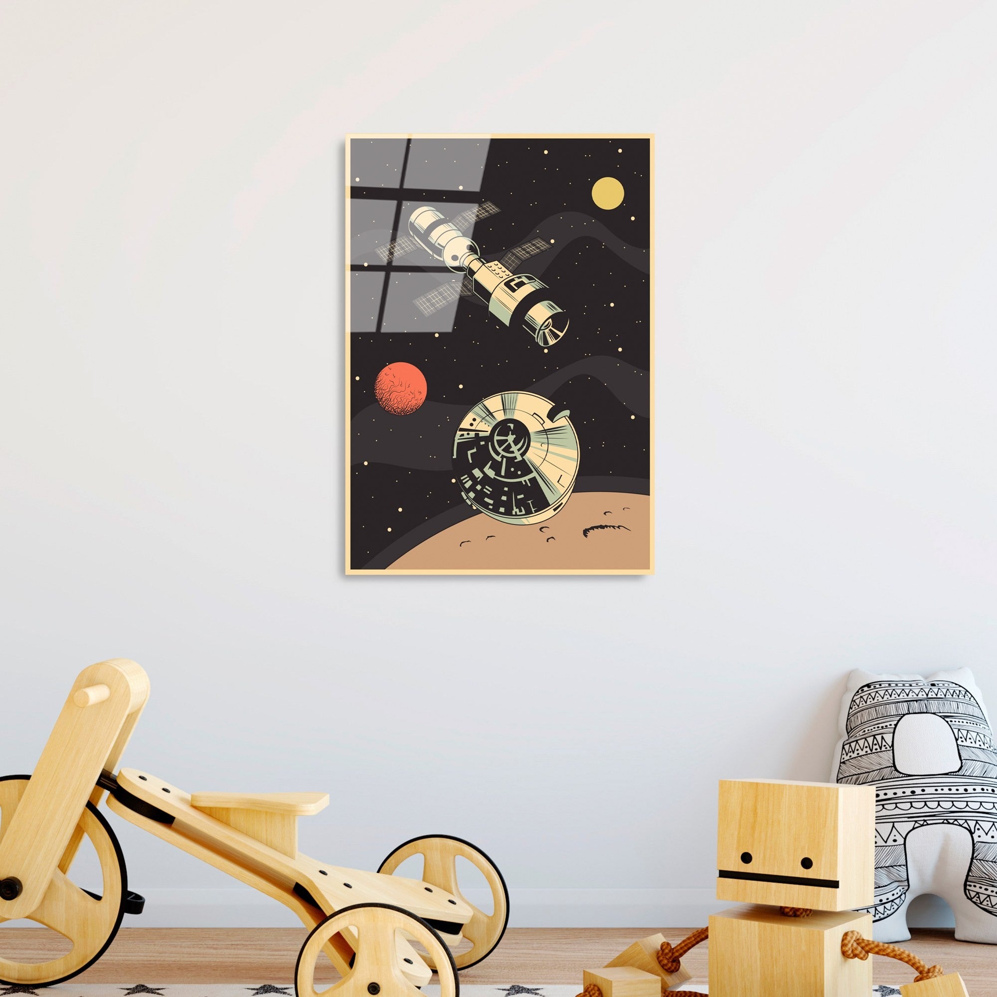 Quadro Decorativo em Vidro Temperado UV-955 (4 mm), Multicolor, 45 x 65 cm