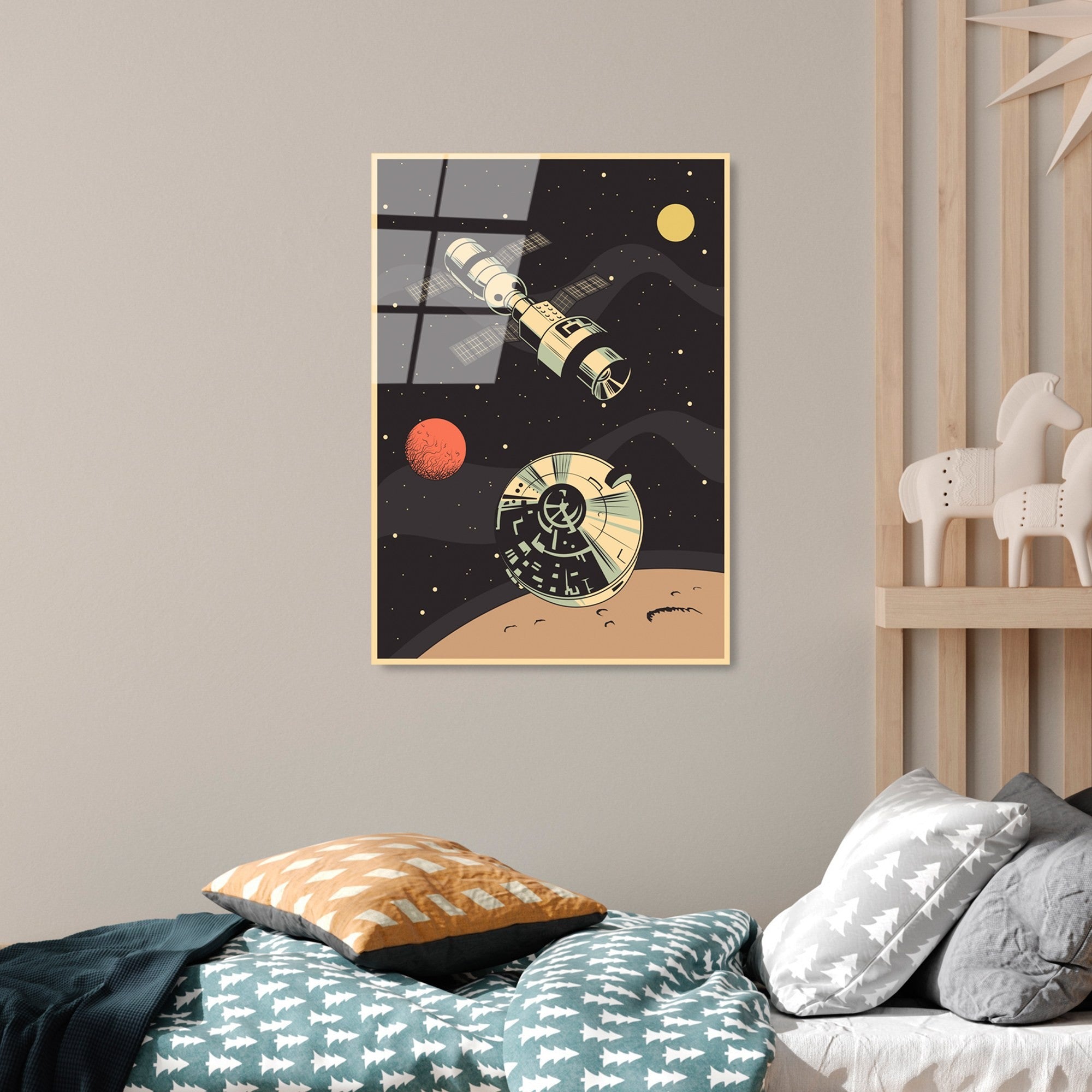 Quadro Decorativo em Vidro Temperado UV-955 (4 mm), Multicolor, 45 x 65 cm