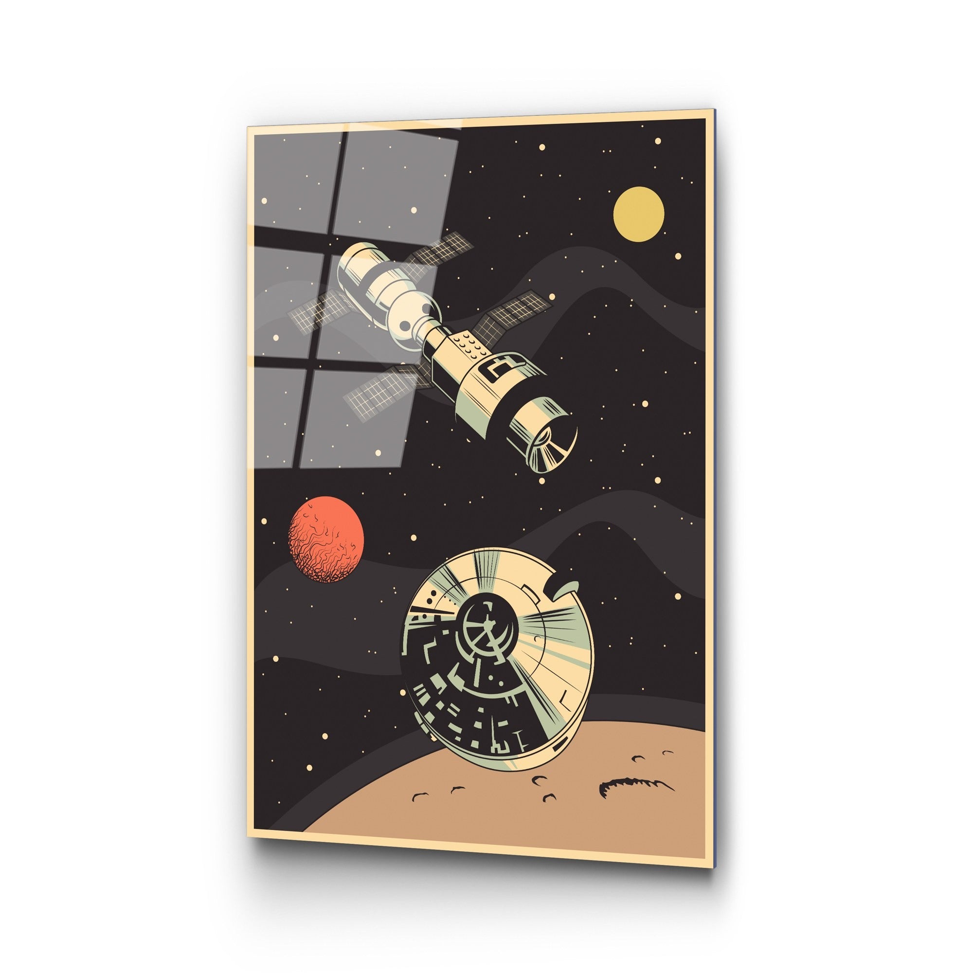 Quadro Decorativo em Vidro Temperado UV-955 (4 mm), Multicolor, 45 x 65 cm