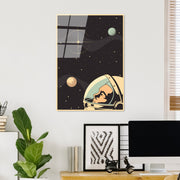 Quadro Decorativo em Vidro Temperado UV-956, Multicolorido, 45 x 65 cm (4 mm)