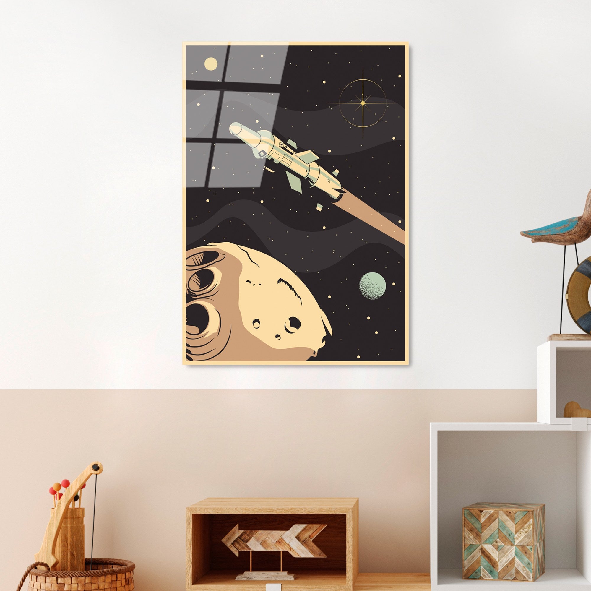 Quadro Decorativo em Vidro Temperado 45 x 65 cm – Multicolor | UV-957 (4 mm)