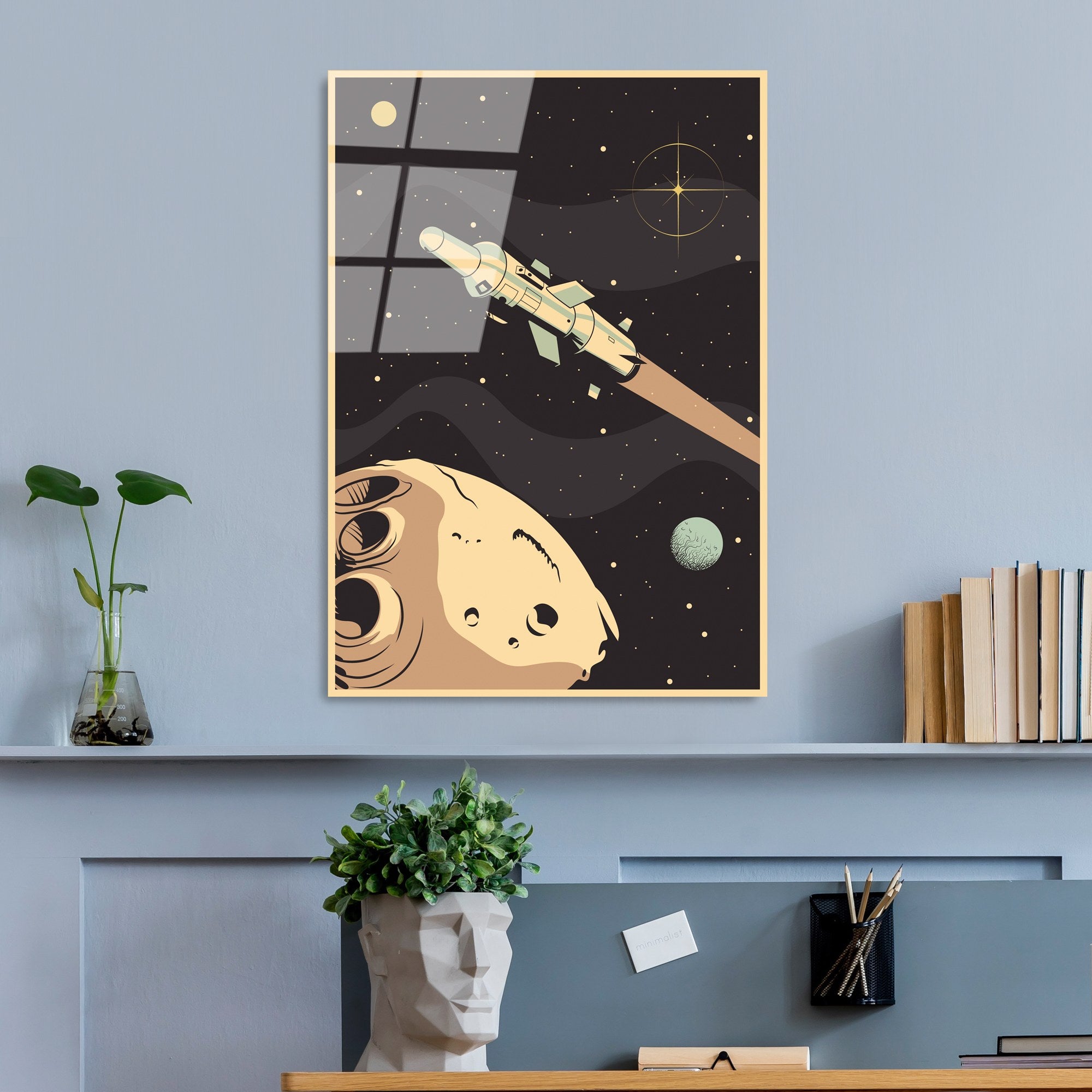 Quadro Decorativo em Vidro Temperado 45 x 65 cm – Multicolor | UV-957 (4 mm)