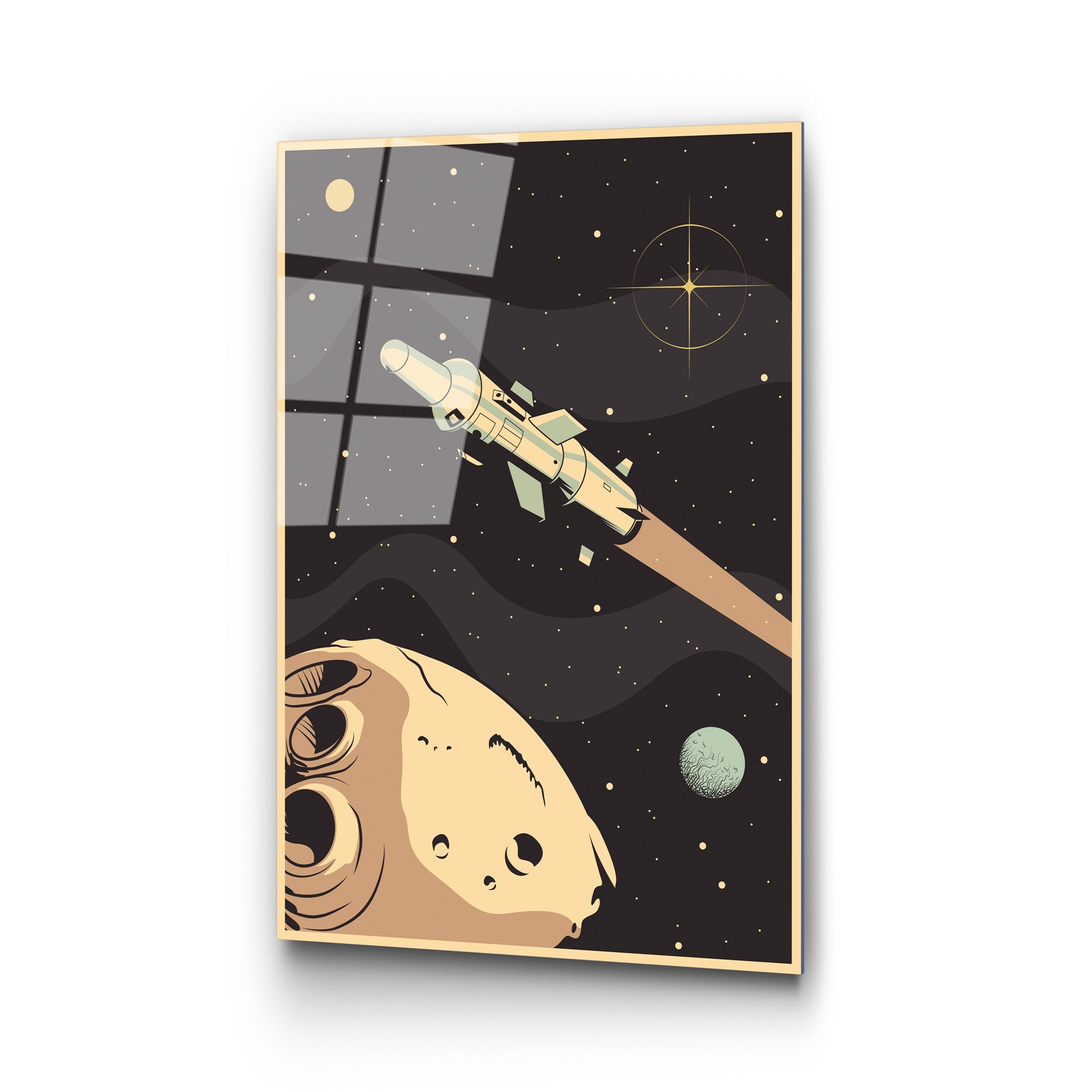 Quadro Decorativo em Vidro Temperado 45 x 65 cm – Multicolor | UV-957 (4 mm)