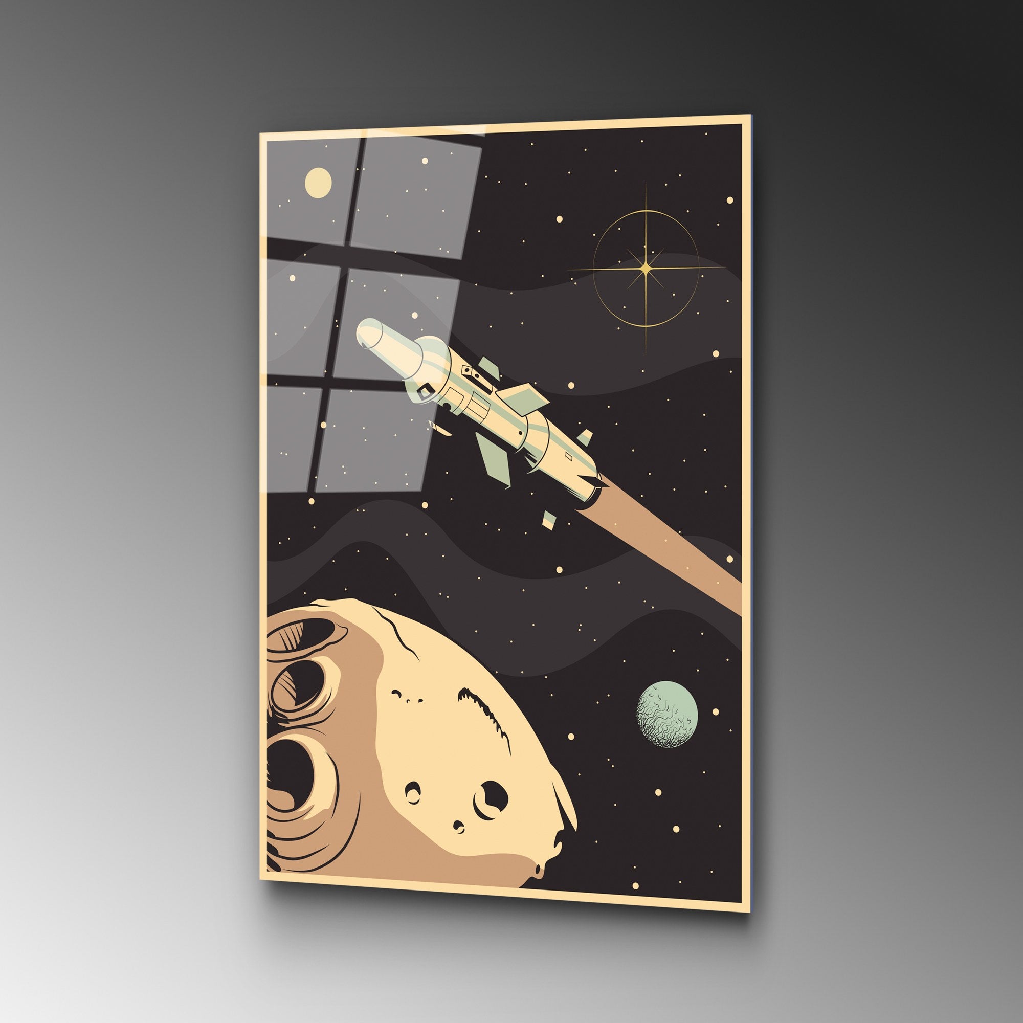 Quadro Decorativo em Vidro Temperado 45 x 65 cm – Multicolor | UV-957 (4 mm)