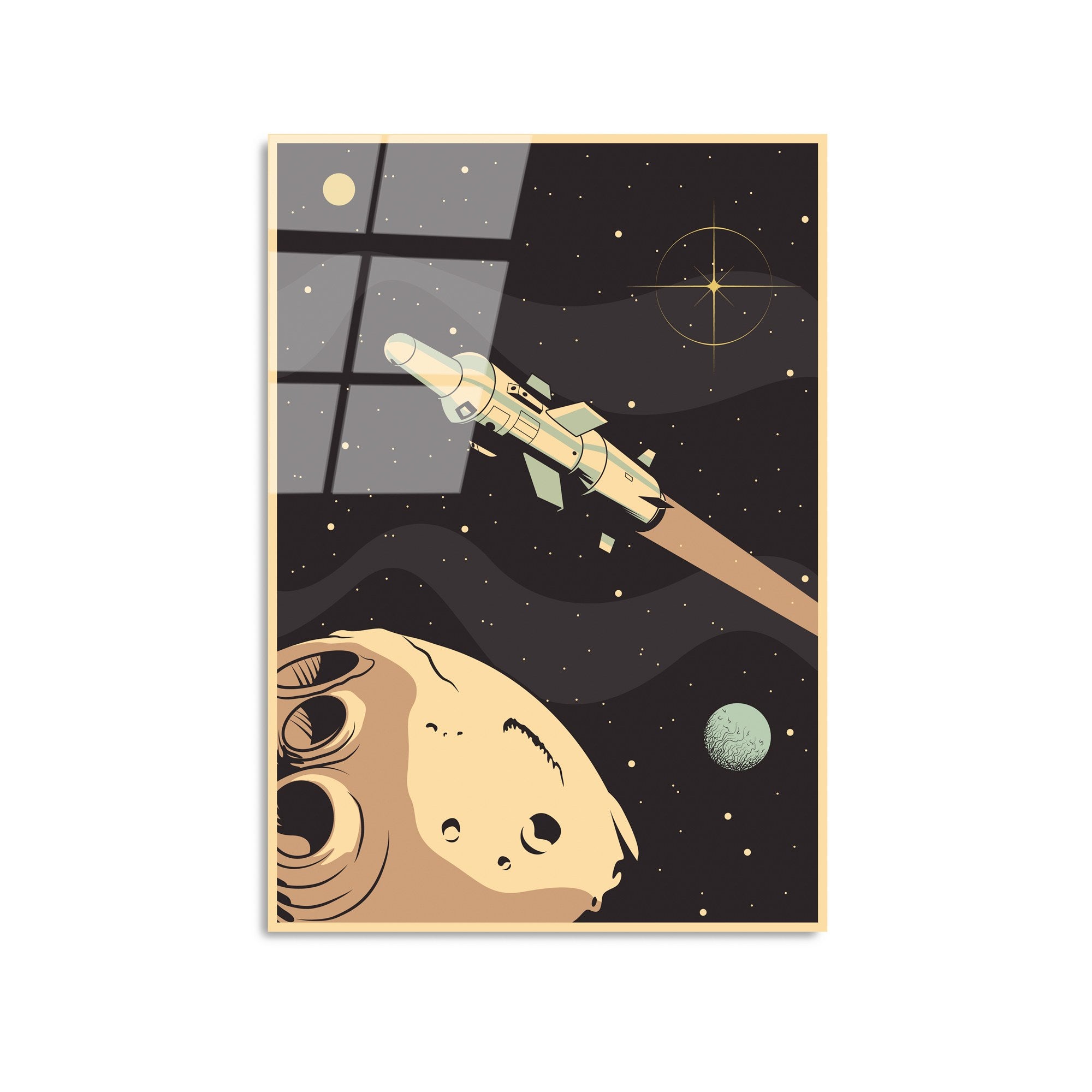 Quadro Decorativo em Vidro Temperado 45 x 65 cm – Multicolor | UV-957 (4 mm)