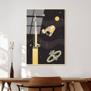 Quadro Decorativo em Vidro Temperado 100% UV-958, Multicolor, 45 x 65 cm (4 mm)