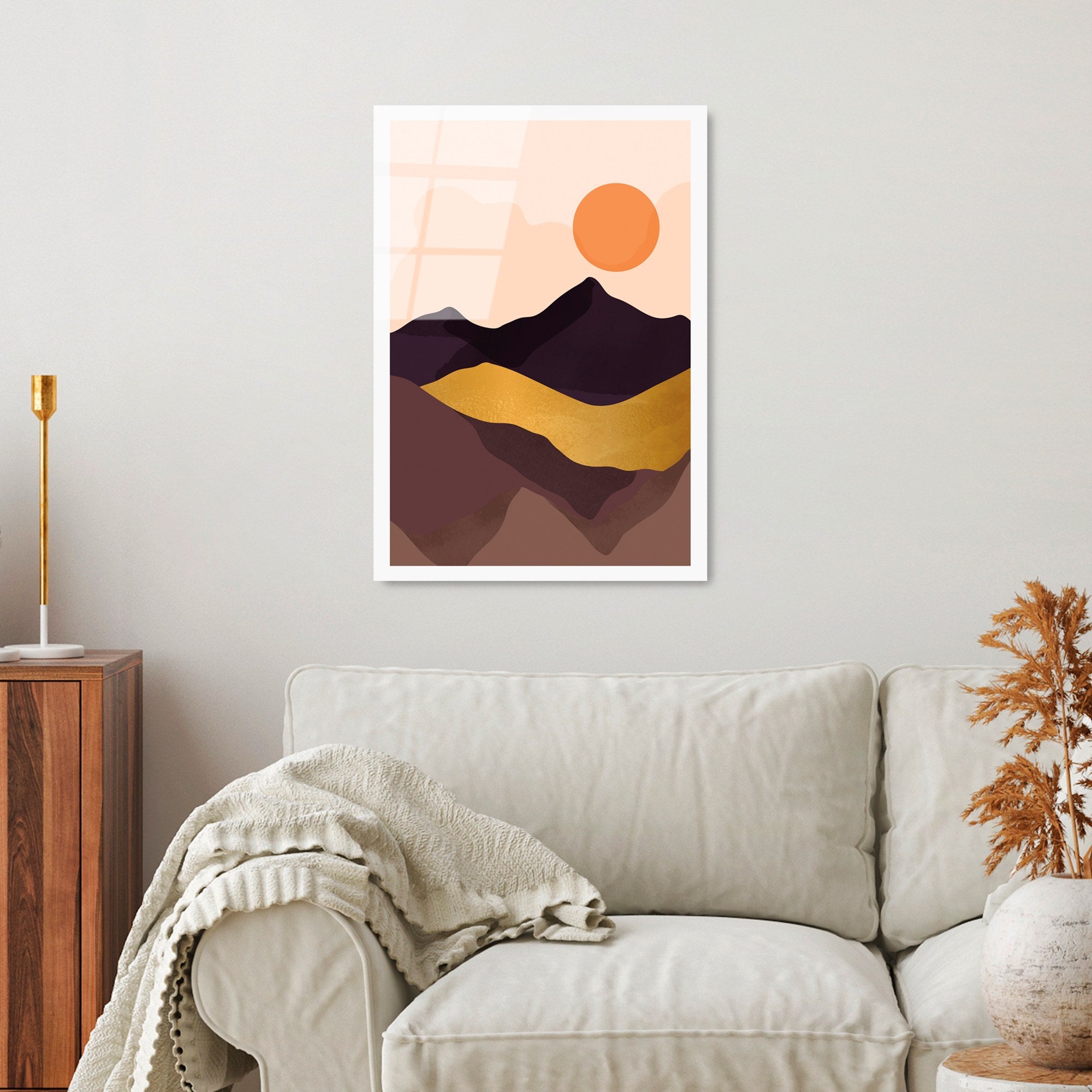 Quadro Decorativo em Vidro Temperado 100% UV-959, Multicolor, 45 x 65 cm, espessura 4 mm, 3,267 kg