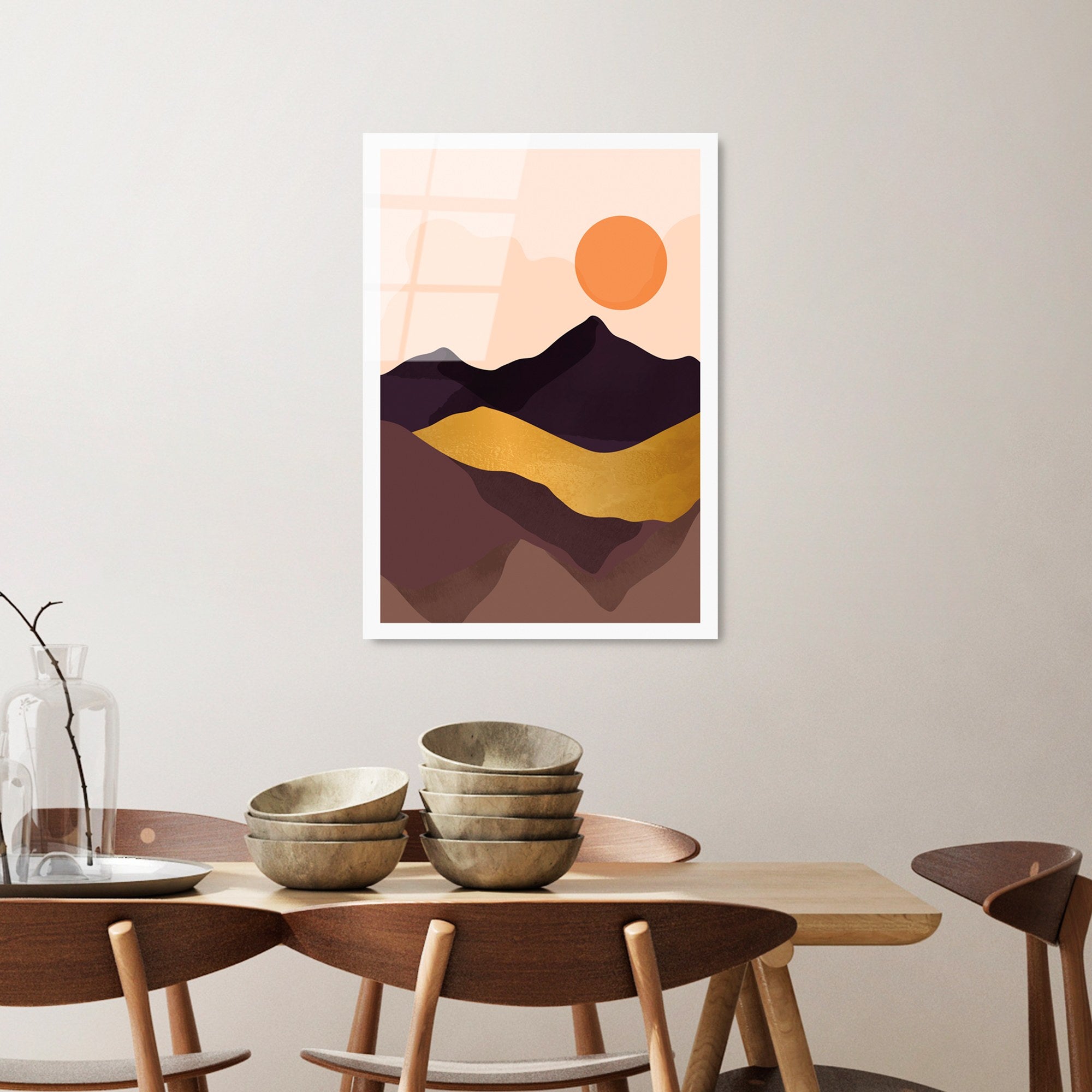 Quadro Decorativo em Vidro Temperado 100% UV-959, Multicolor, 45 x 65 cm, espessura 4 mm, 3,267 kg