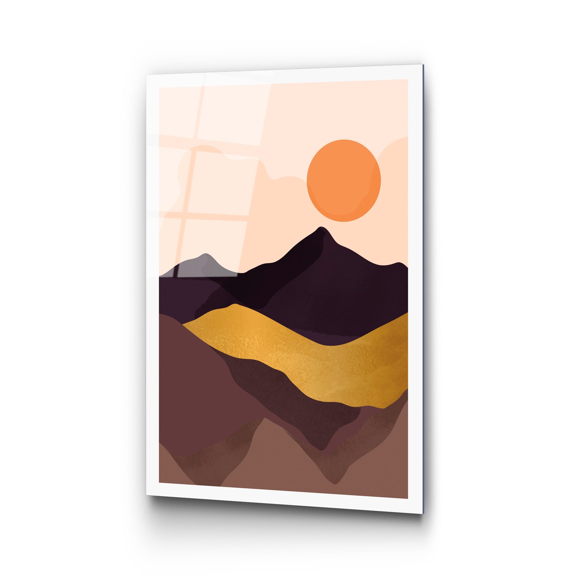 Quadro Decorativo em Vidro Temperado 100% UV-959, Multicolor, 45 x 65 cm, espessura 4 mm, 3,267 kg