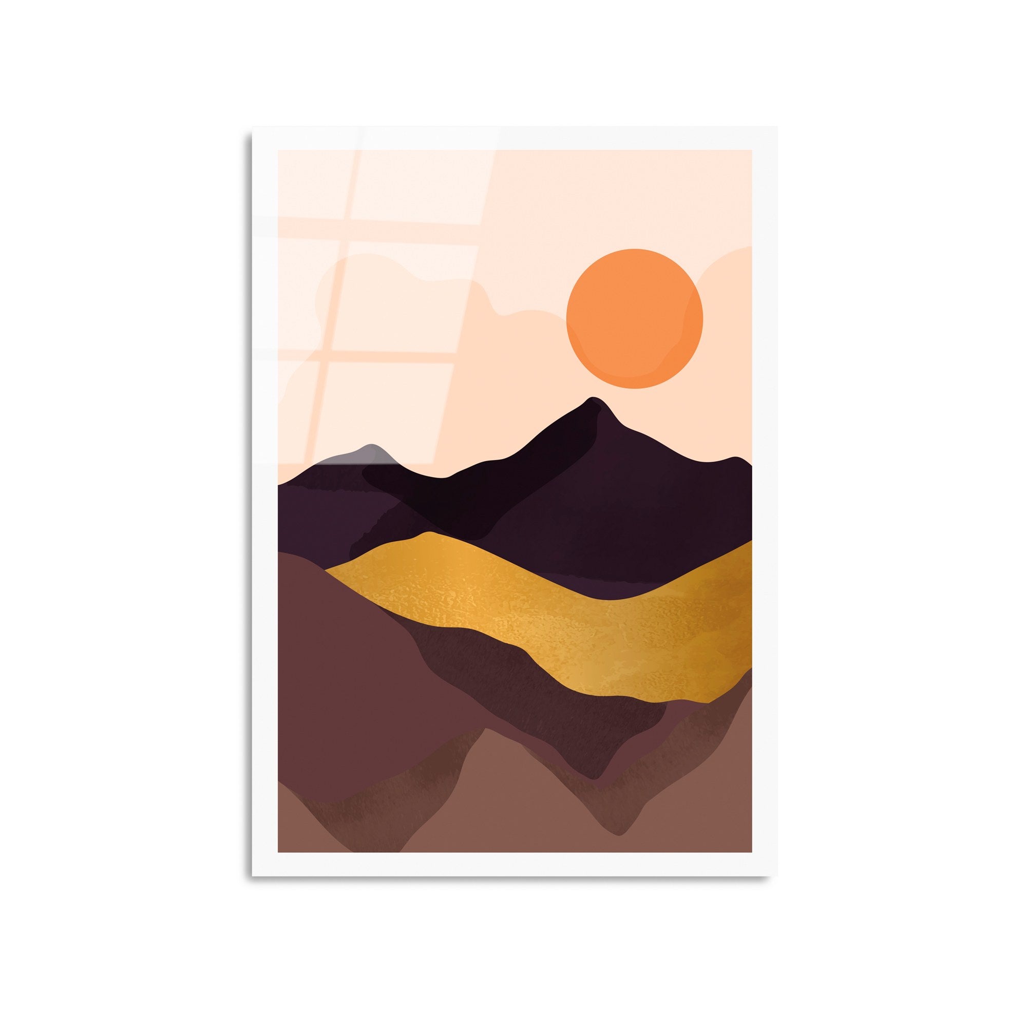 Quadro Decorativo em Vidro Temperado 100% UV-959, Multicolor, 45 x 65 cm, espessura 4 mm, 3,267 kg