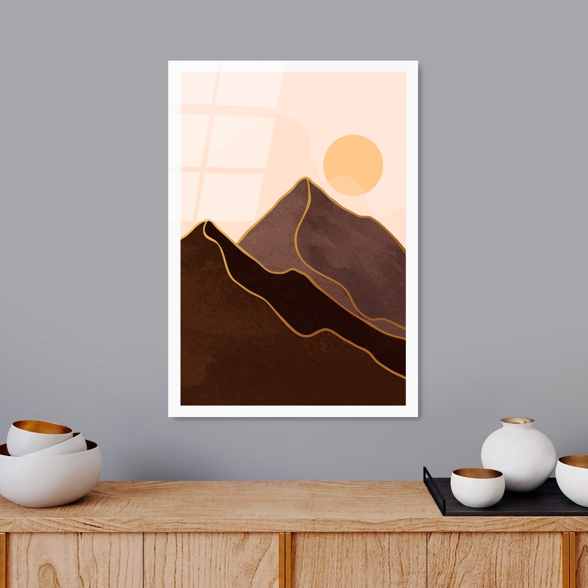 Quadro Decorativo em Vidro Temperado 45x65 cm (4 mm) Multicolor – UV-960