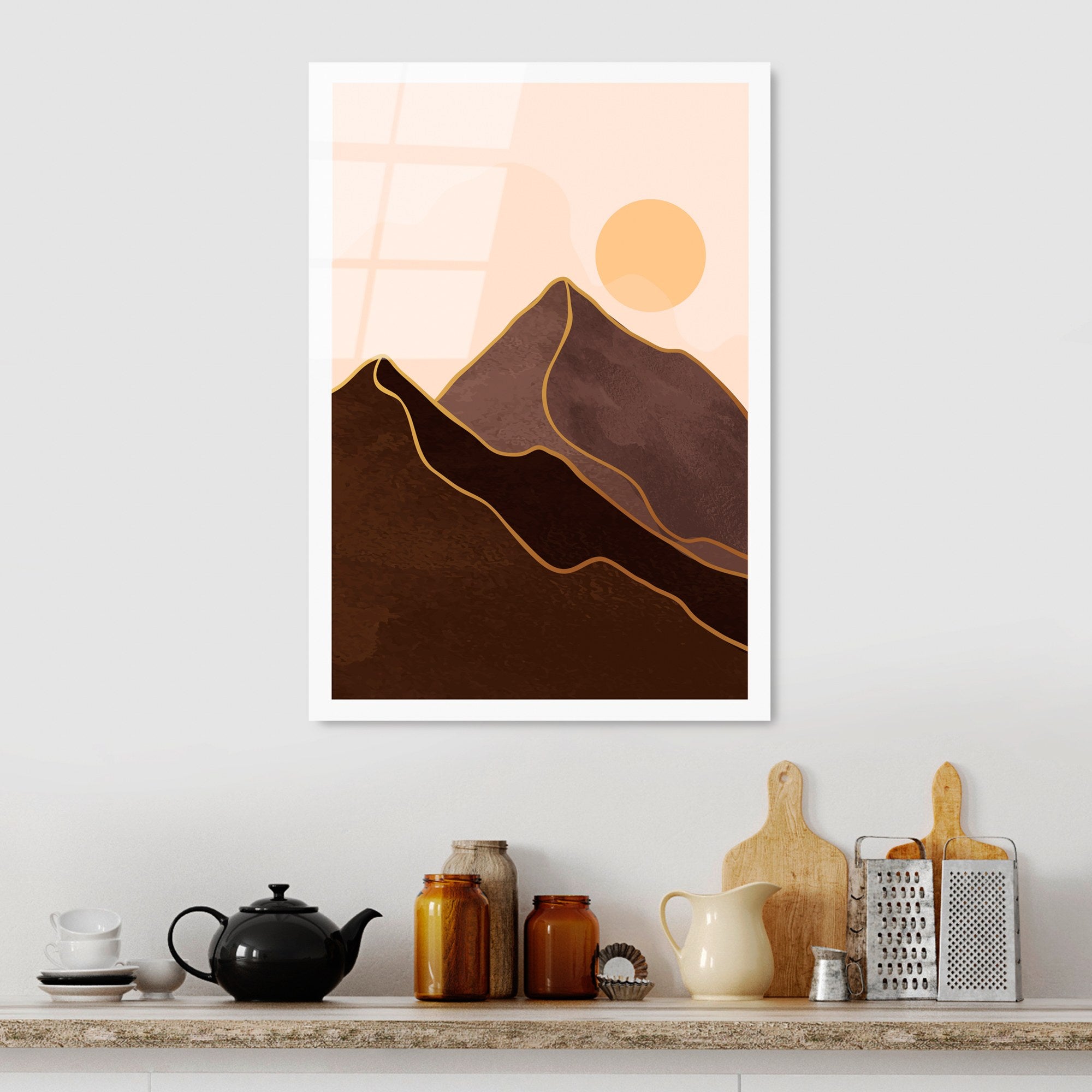 Quadro Decorativo em Vidro Temperado 45x65 cm (4 mm) Multicolor – UV-960