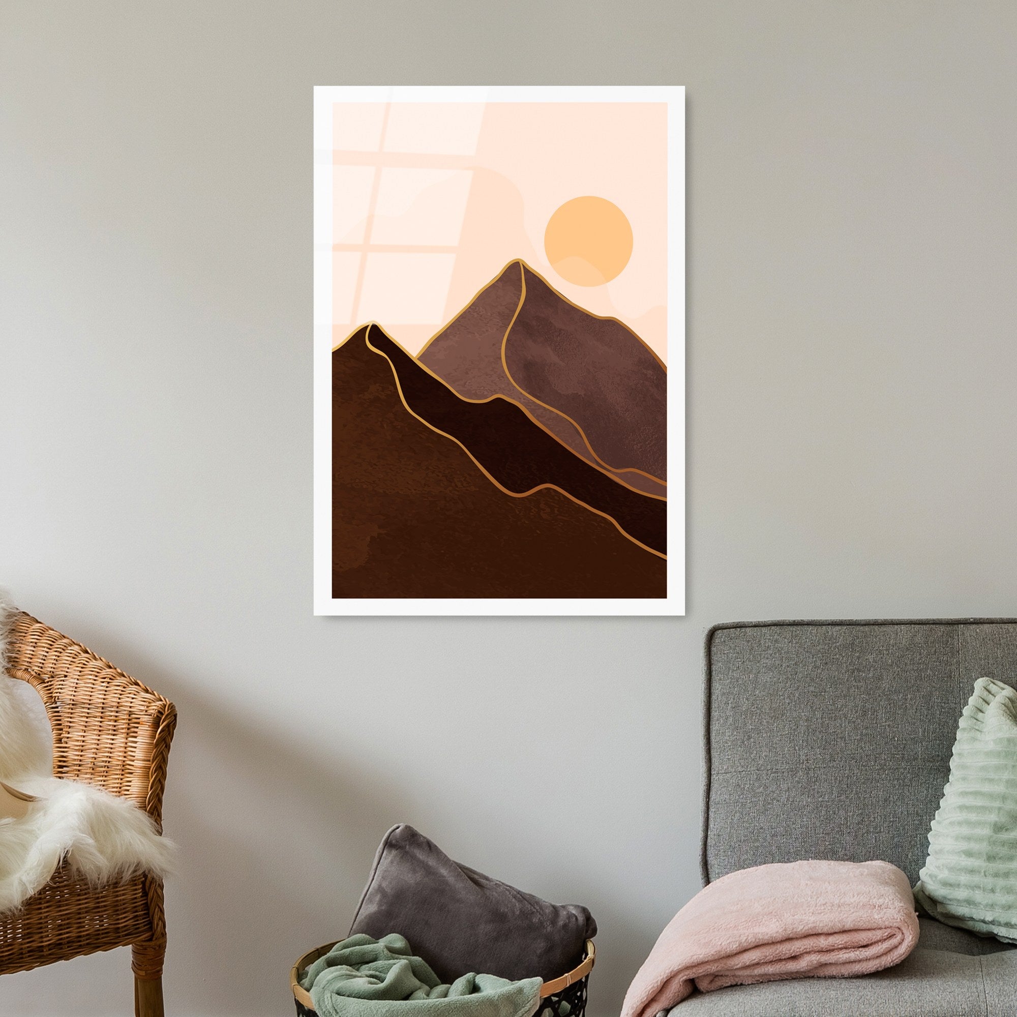 Quadro Decorativo em Vidro Temperado 45x65 cm (4 mm) Multicolor – UV-960