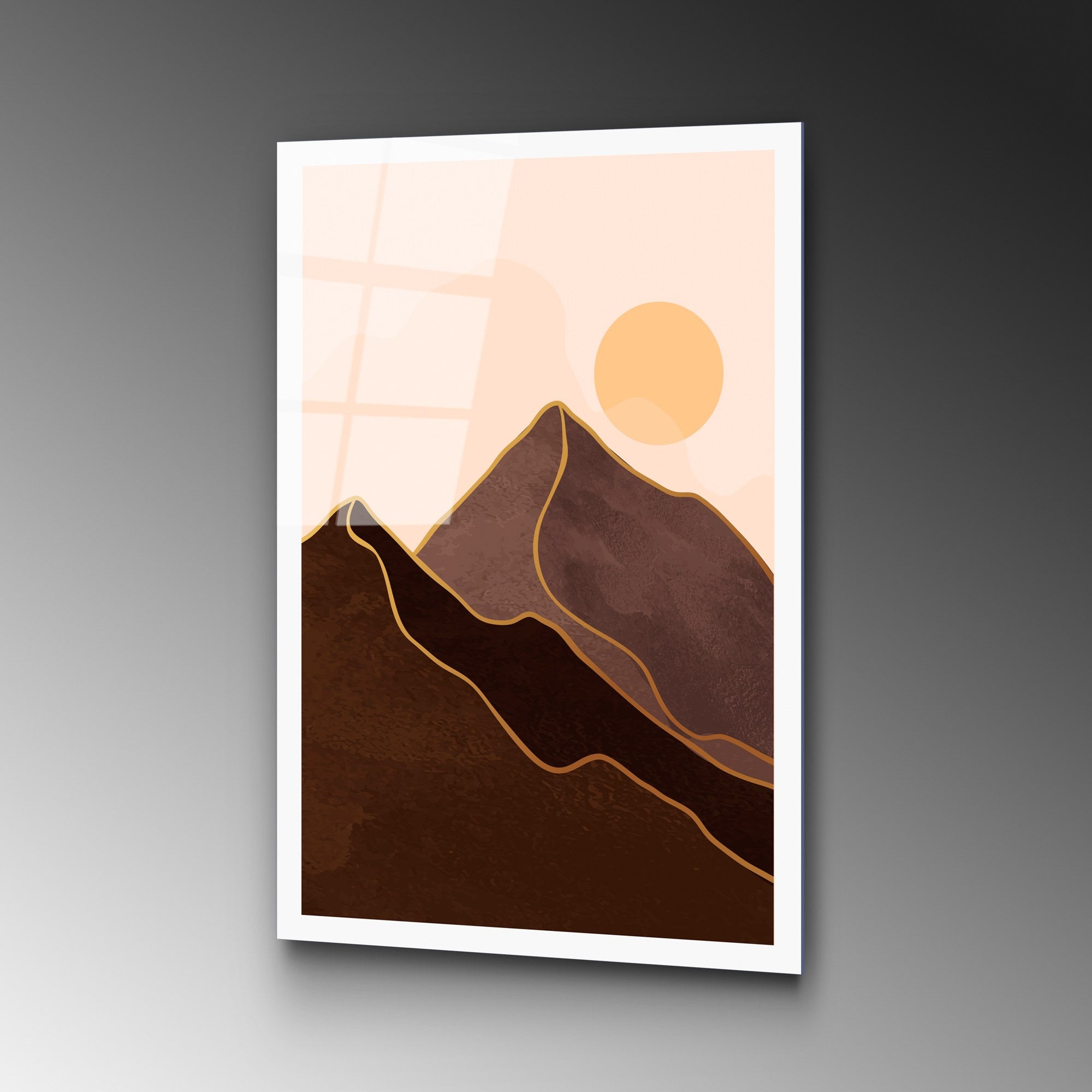 Quadro Decorativo em Vidro Temperado 45x65 cm (4 mm) Multicolor – UV-960