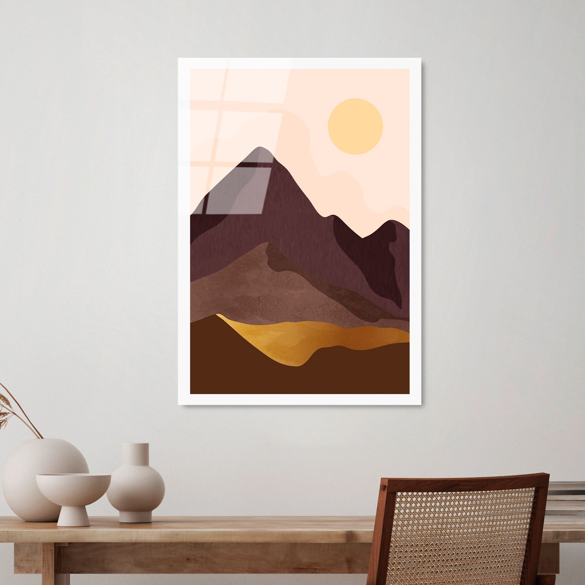 Quadro Decorativo em Vidro Temperado UV-961, Multicolor, 45 x 65 cm, 4 mm