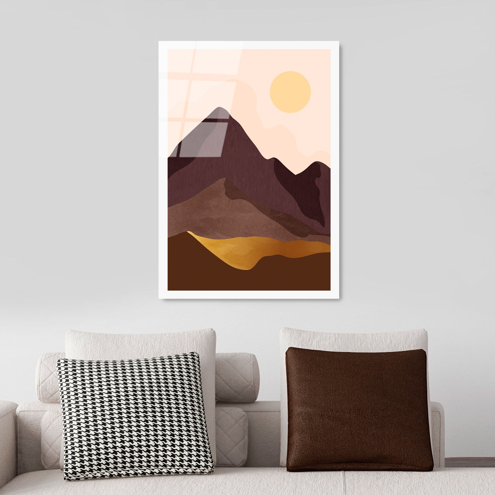 Quadro Decorativo em Vidro Temperado UV-961, Multicolor, 45 x 65 cm, 4 mm