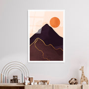 Quadro Decorativo em Vidro Temperado UV-962 - 45 x 65 cm - Multicolorido (4 mm)