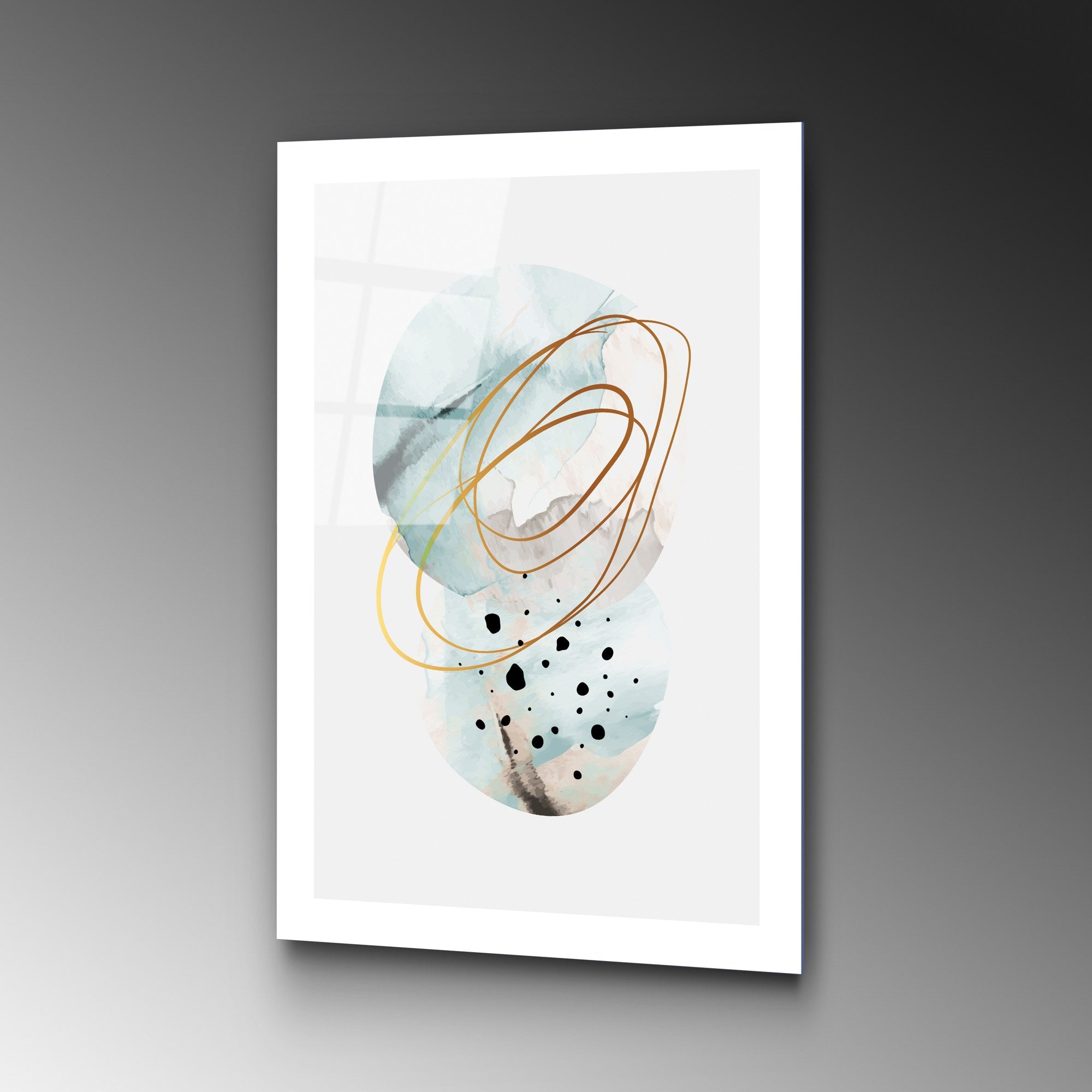 Quadro Decorativo em Vidro Temperado UV-963, Multicolor, 45 x 65 cm (4 mm)