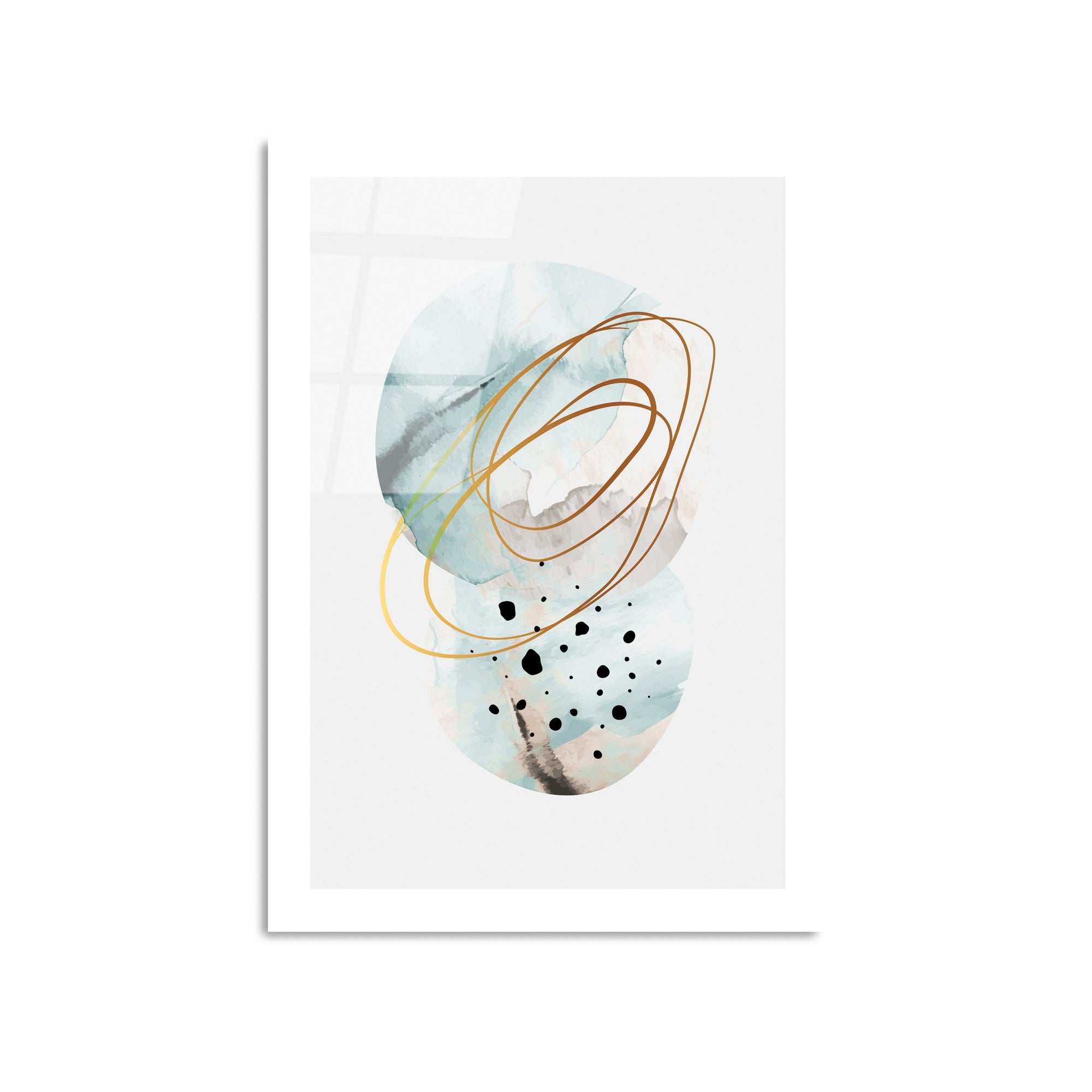 Quadro Decorativo em Vidro Temperado UV-963, Multicolor, 45 x 65 cm (4 mm)