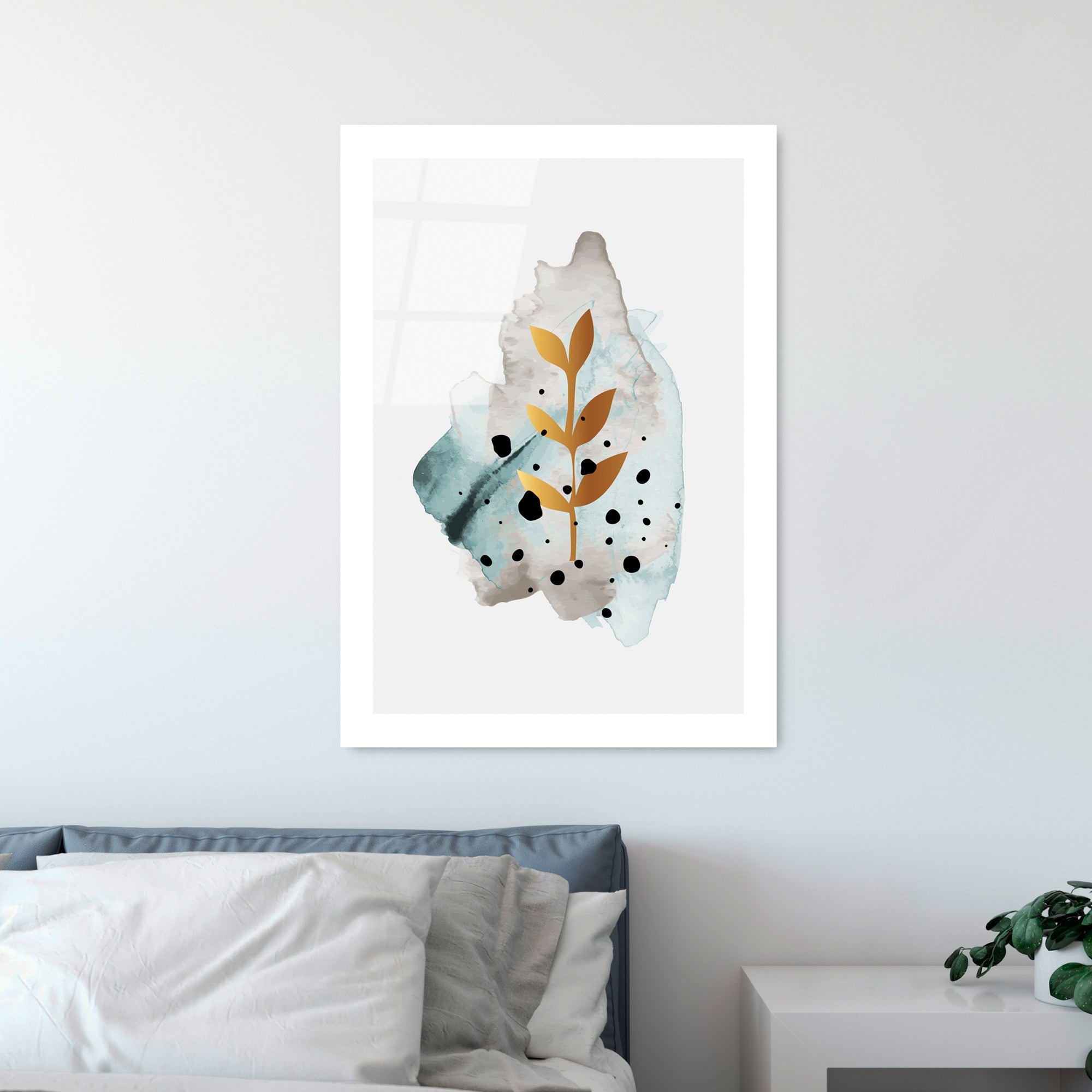 Quadro Decorativo em Vidro Temperado UV-964, Multicolor, 45 x 65 cm, 4 mm