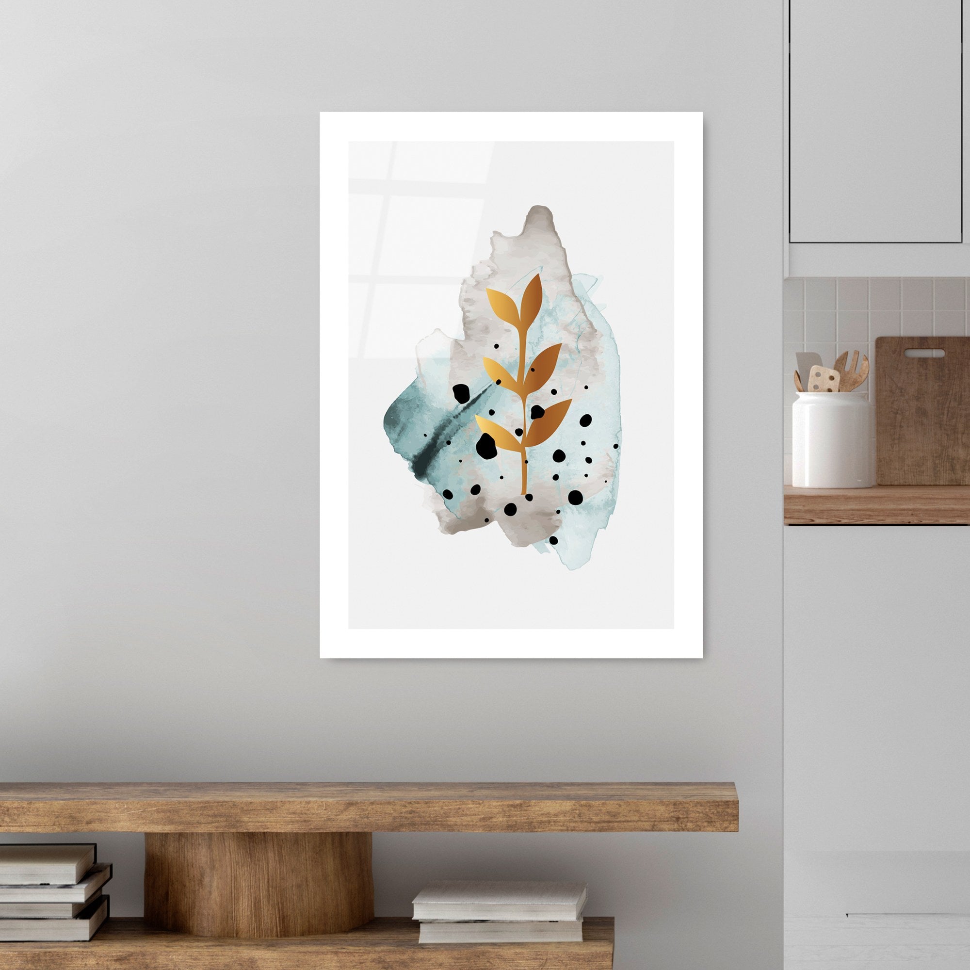 Quadro Decorativo em Vidro Temperado UV-964, Multicolor, 45 x 65 cm, 4 mm