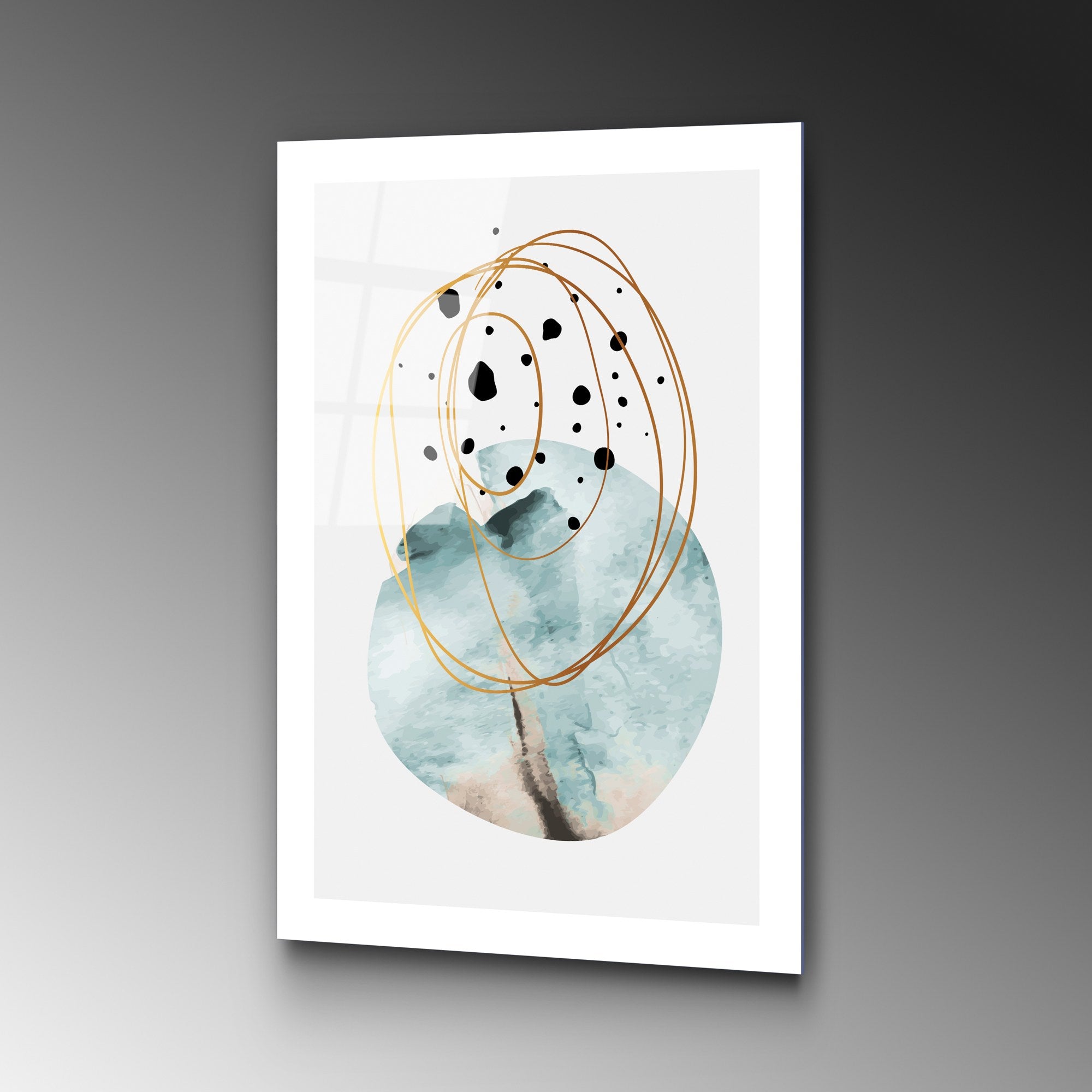 Quadro Decorativo em Vidro Temperado UV-965, Multicolor, 45 x 65 cm, 4 mm