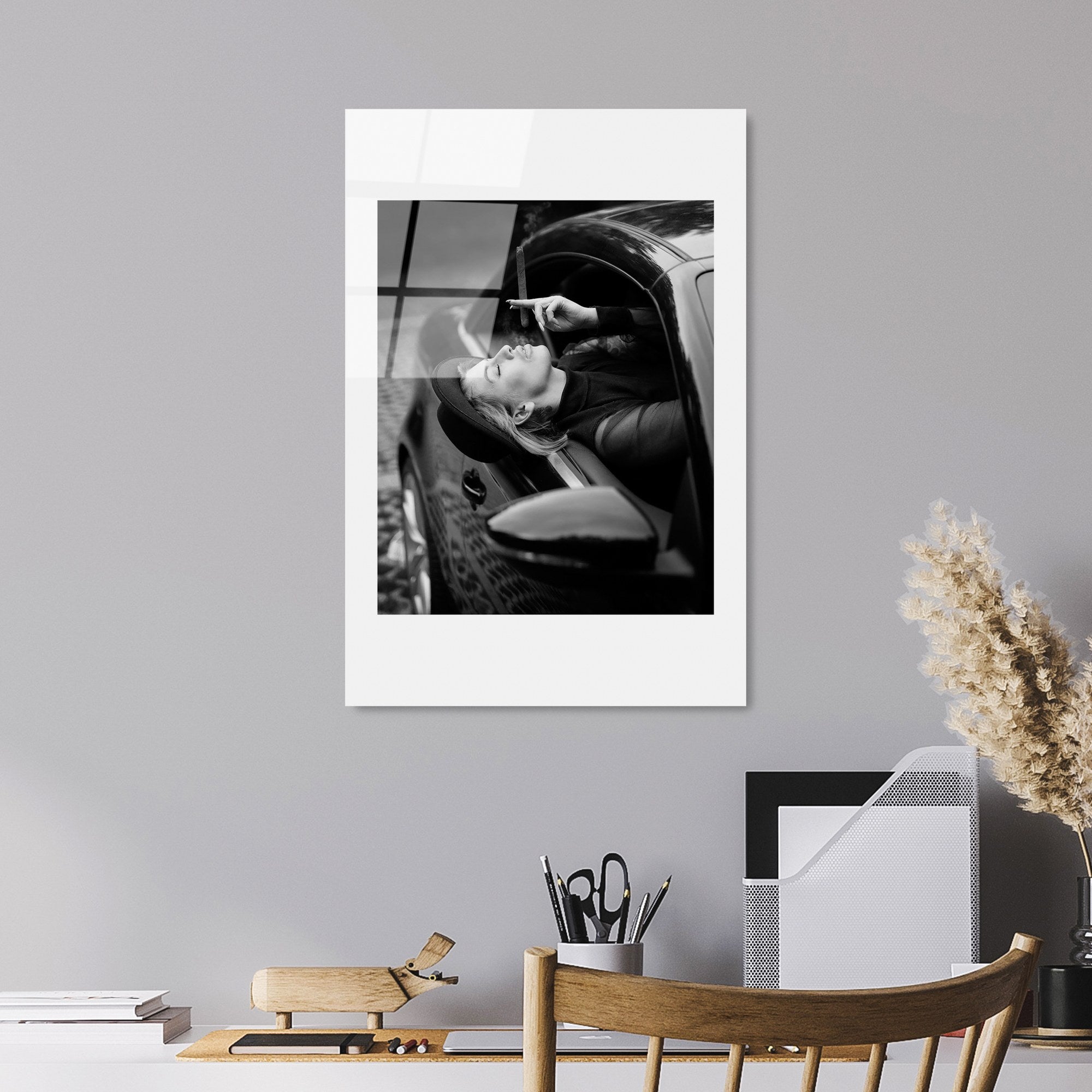 Quadro Decorativo em Vidro Temperado UV-971 (30 x 45 cm), Multicolor, 4 mm